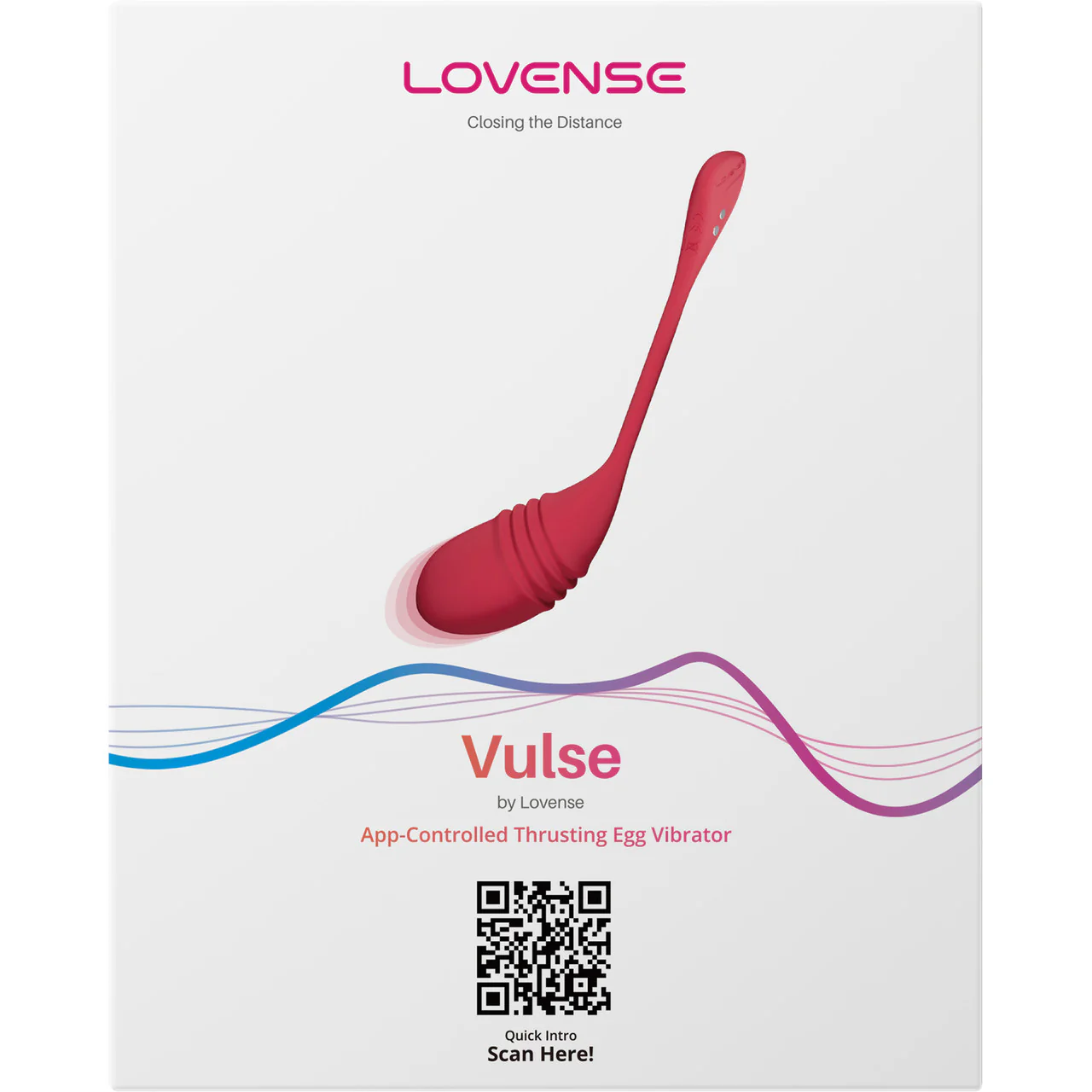 Lovense Vulse App Enabled Waterproof Rechargeable Silicone Thrusting Egg Vibrator - Image 11