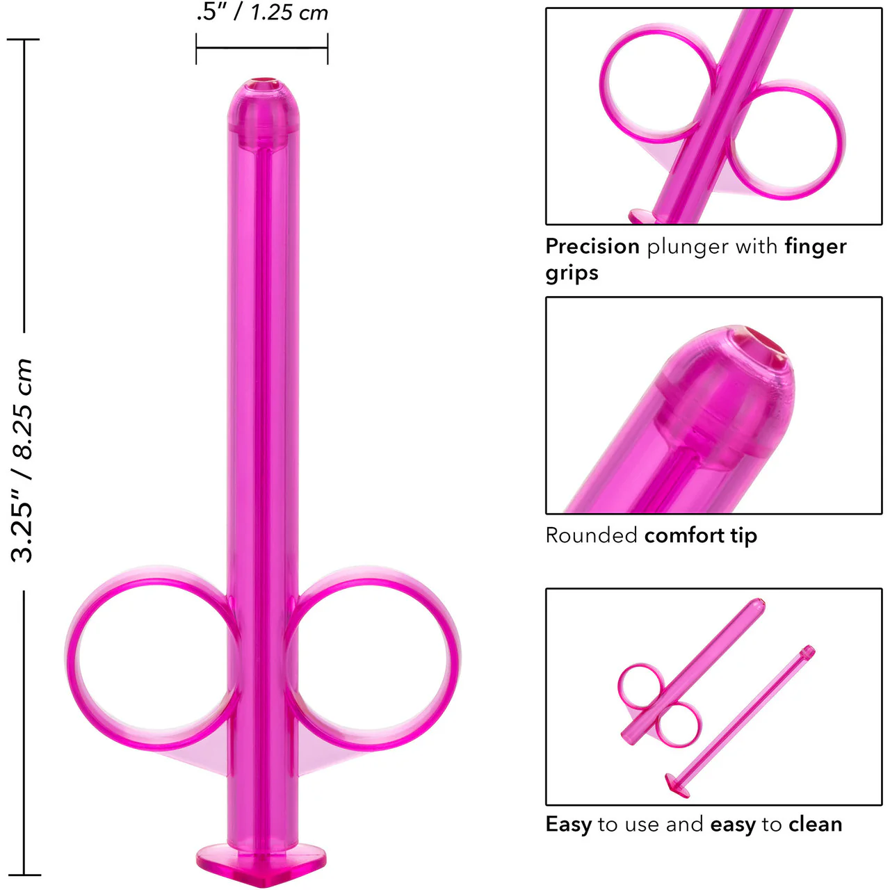 Lube Tube Lubricant Applicator, Set Of 2 By CalExotics - Purple - Image 5
