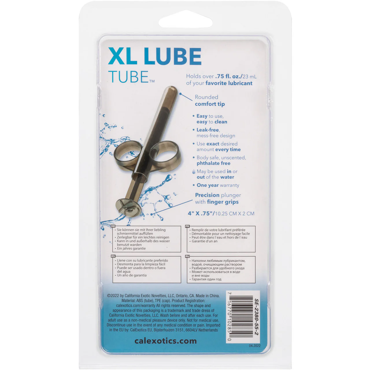 Lube Tube XL Lubricant Applicator By CalExotics - Smoke - Image 13