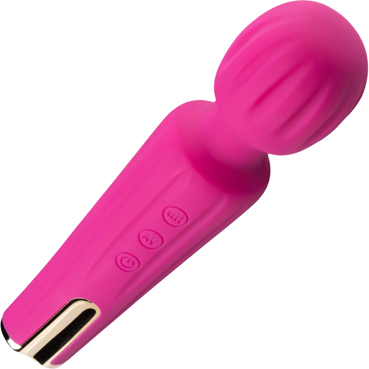 Lush Allana Rechargeable Silicone Wand Style Vibrator By Blush - Magenta - Image 3