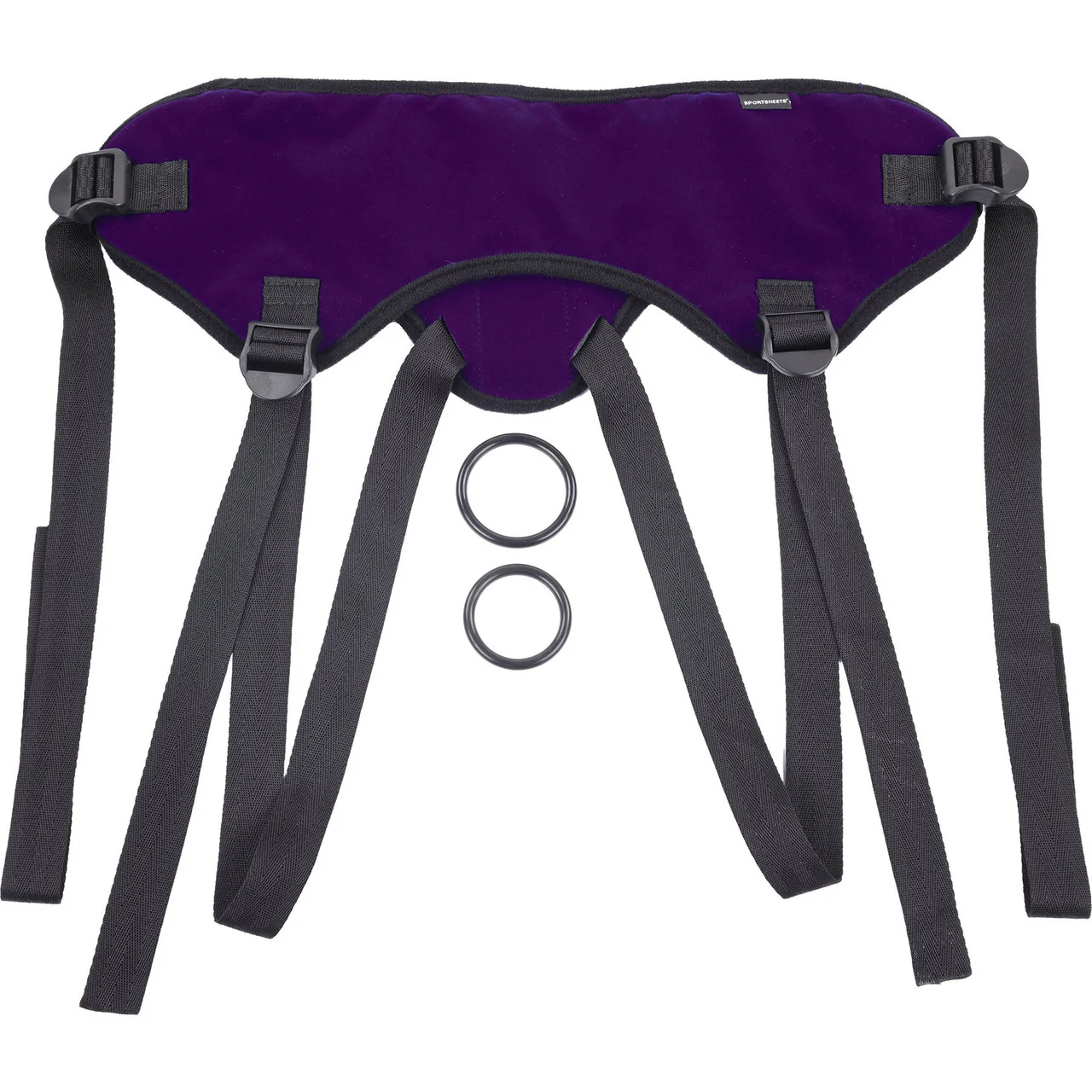 Lush Strap On Harness By Sportsheets - Purple, Fits Hips up to 60" - Image 5
