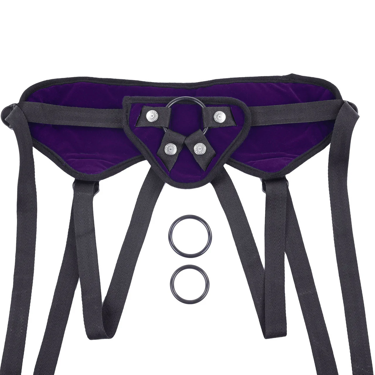 Lush Strap On Harness By Sportsheets - Purple, Fits Hips up to 60" - Image 6