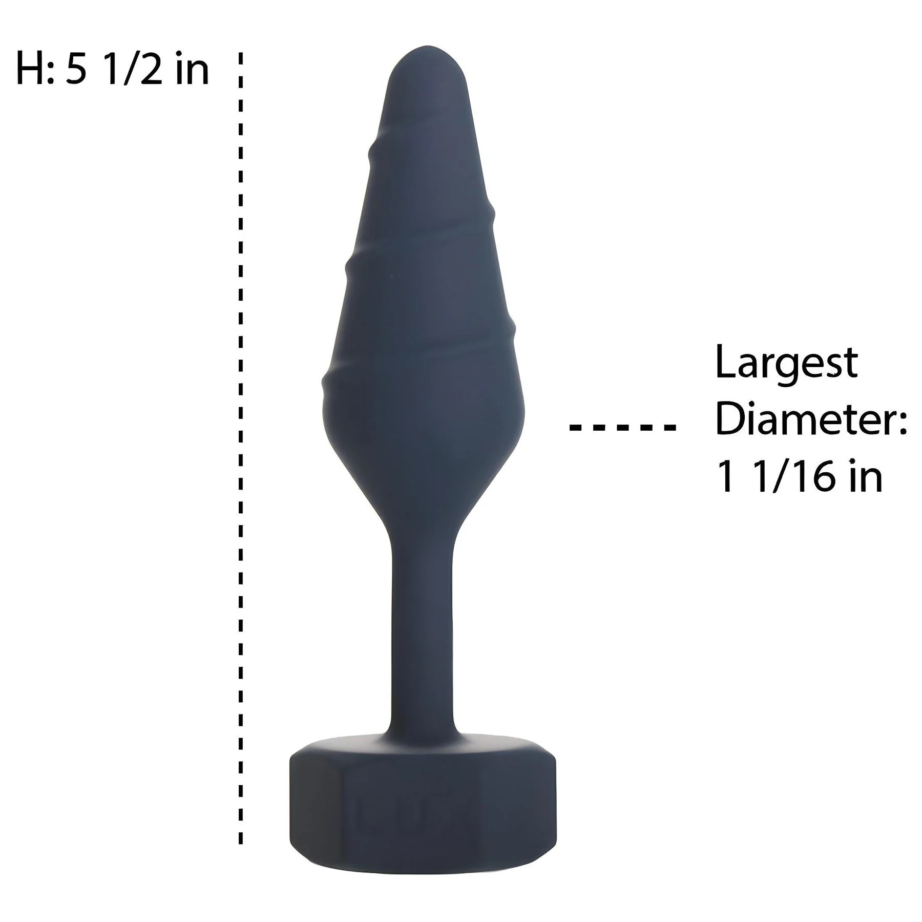 Lux Active Twist Silicone Anal Plug - Image 6