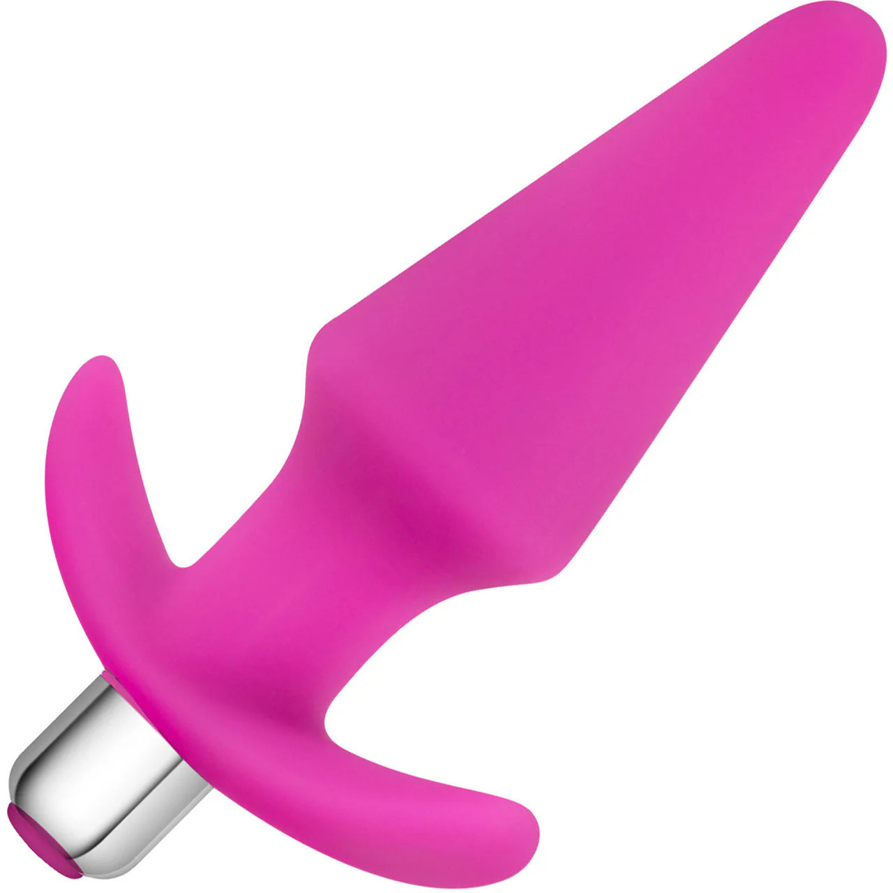 Luxe Discover Silicone Vibrating Butt Plug by Blush Novelties - Pink - Image 2