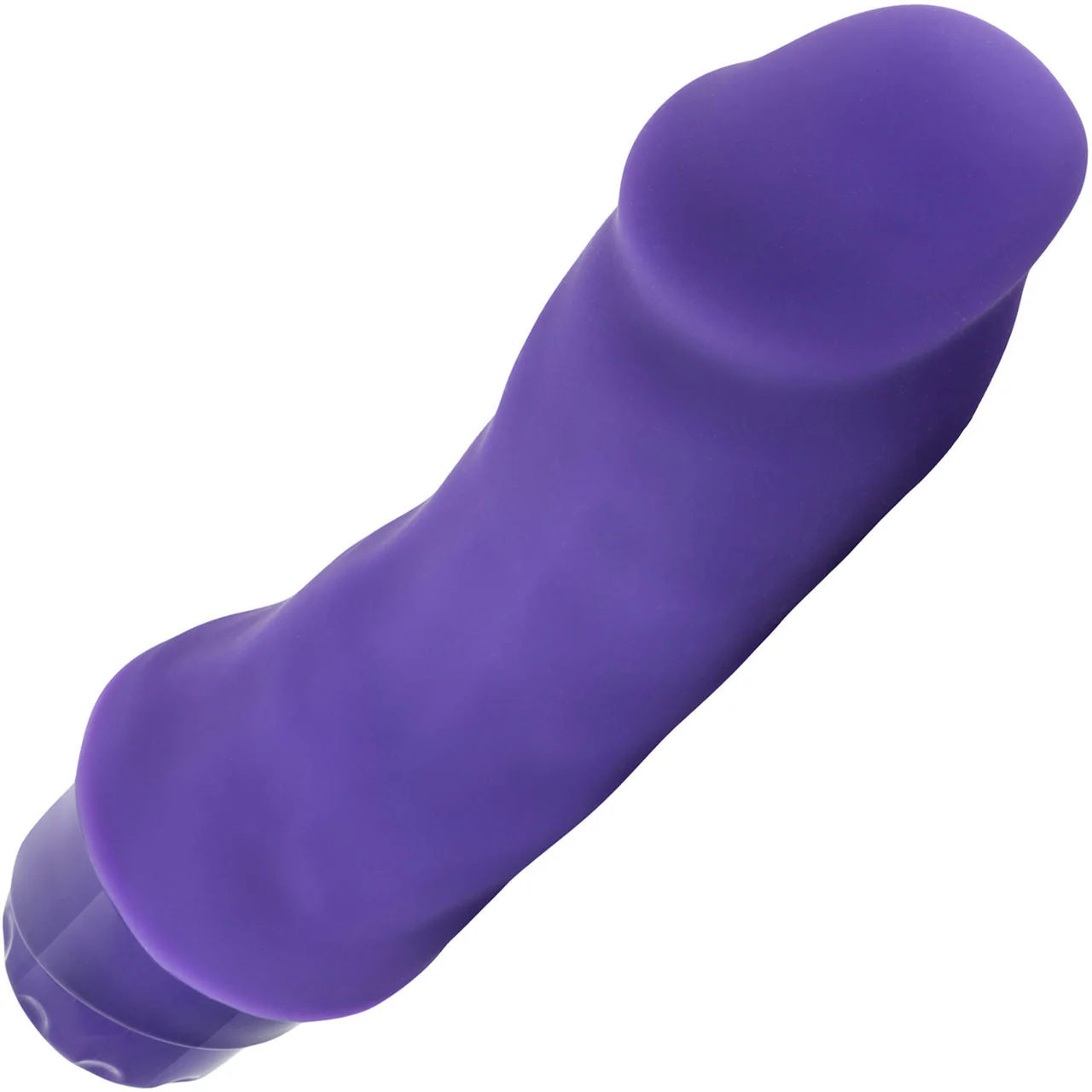 Luxe Marco Silicone Vibrating Dildo by Blush Novelties - Purple - Image 3
