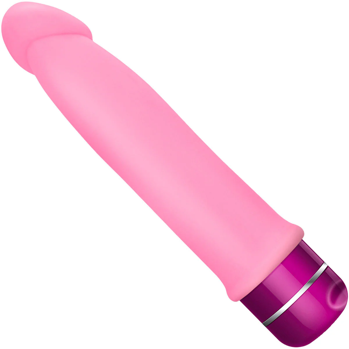 Luxe Purity Silicone Vibrator by Blush Novelties - Pink - Image 4