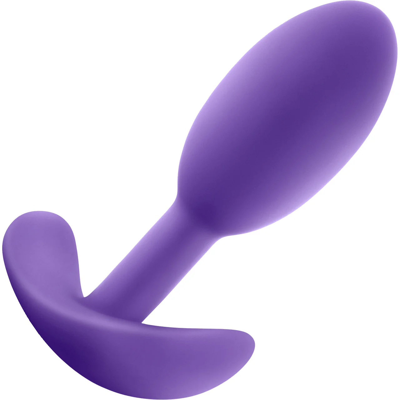 Luxe Wearable Silicone Vibra Slim Butt Plug by Blush - Small, Purple - Image 3