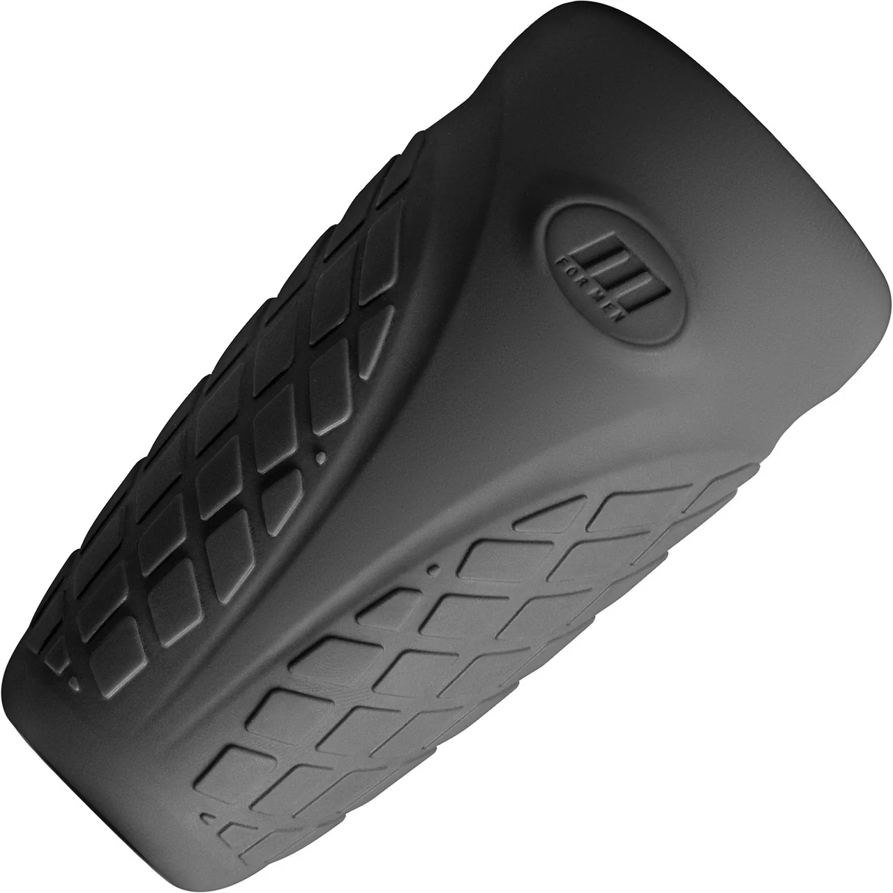 M Elite Platinum Gript Silicone Dual End Penis Masturbator By Blush - Black - Image 2