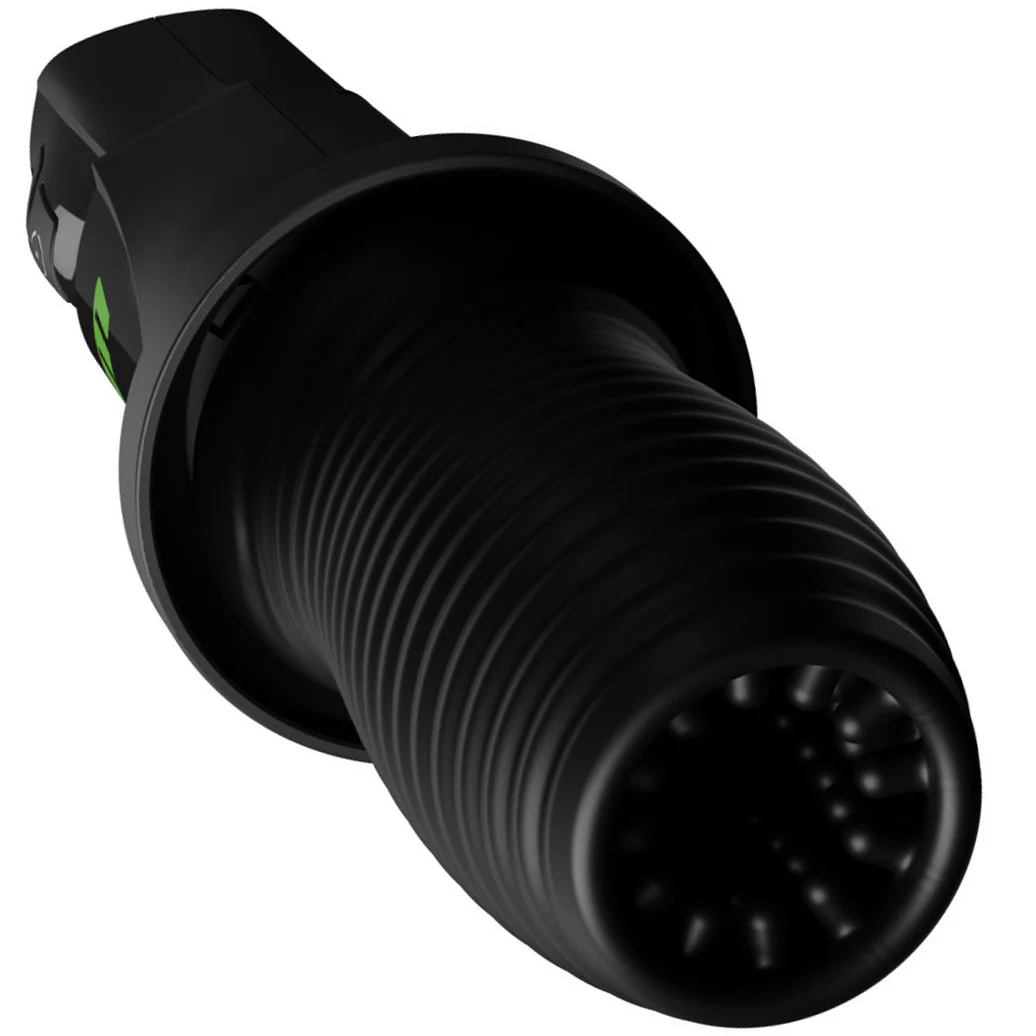 M For Men 3rd Base Rechargeable Vibrating & Rotating Oral Sex Penis Masturbator - Image 2
