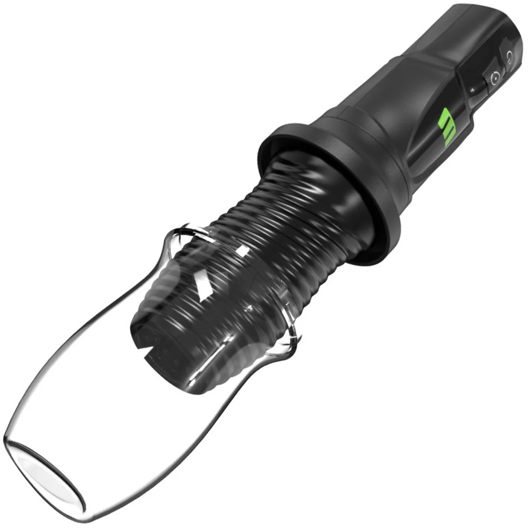 M For Men 3rd Base Rechargeable Vibrating & Rotating Oral Sex Penis Masturbator - Image 3