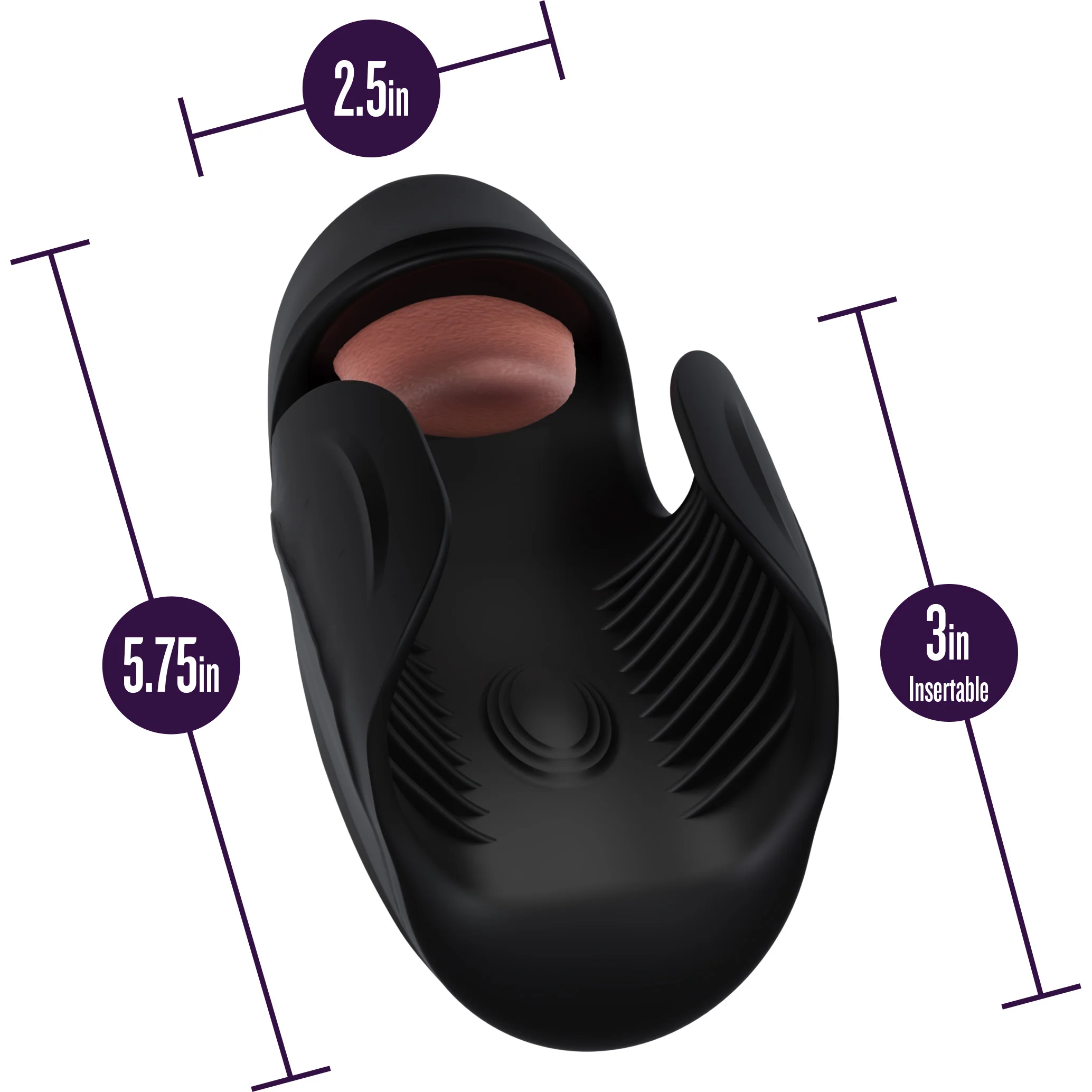 M For Men Lickety Split Rechargeable Vibrating Penis Head Stimulator By Blush - Image 13
