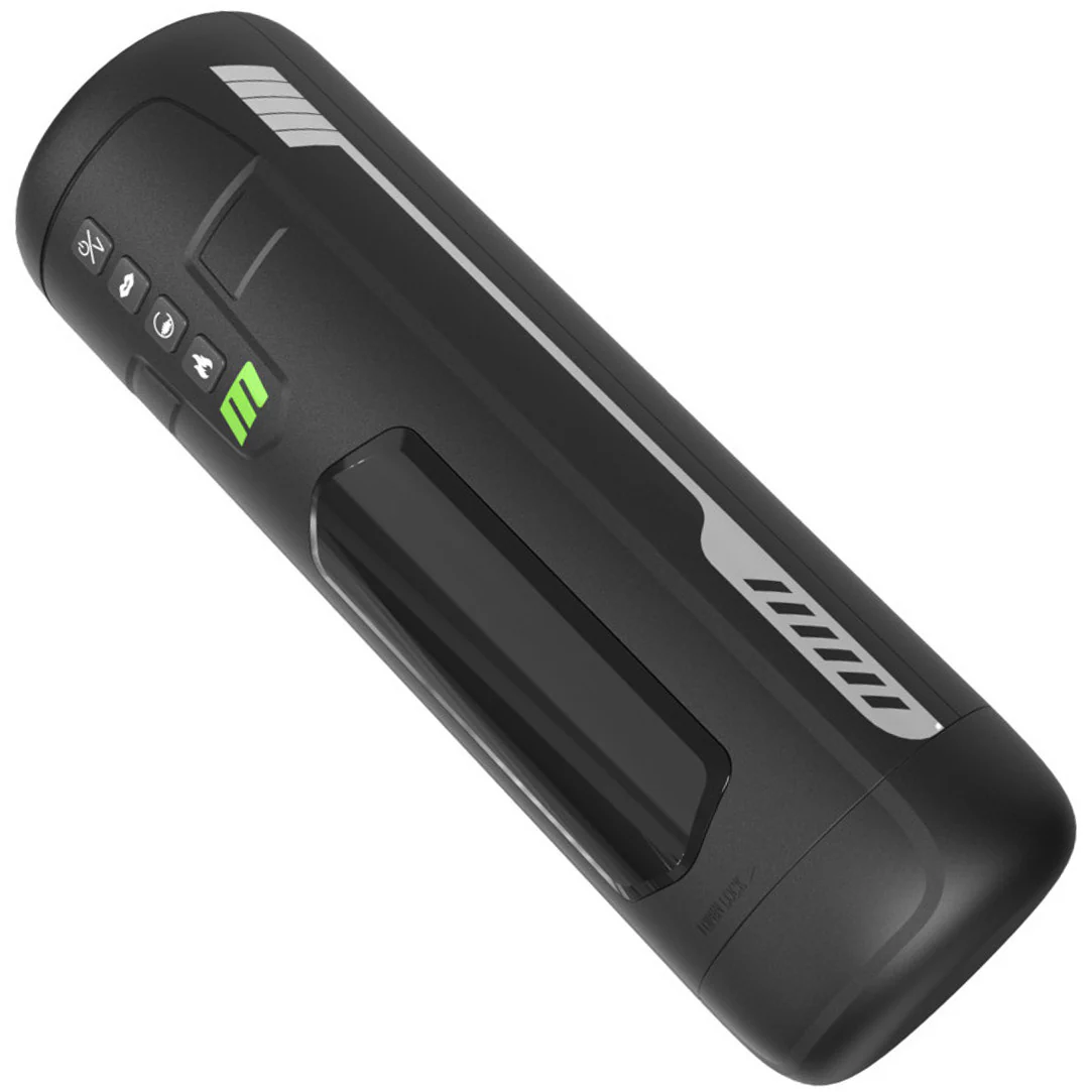 M For Men Master Blaster Rechargeable Warming, Stroking, Sucking, & Vibrating Penis Masturbator - Image 2