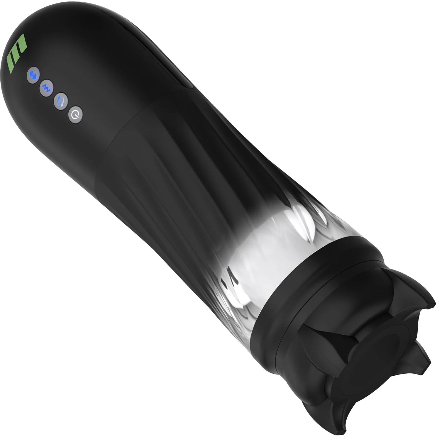 M For Men Quantum X Rechargeable Penis Stroker With Vibration - Image 3