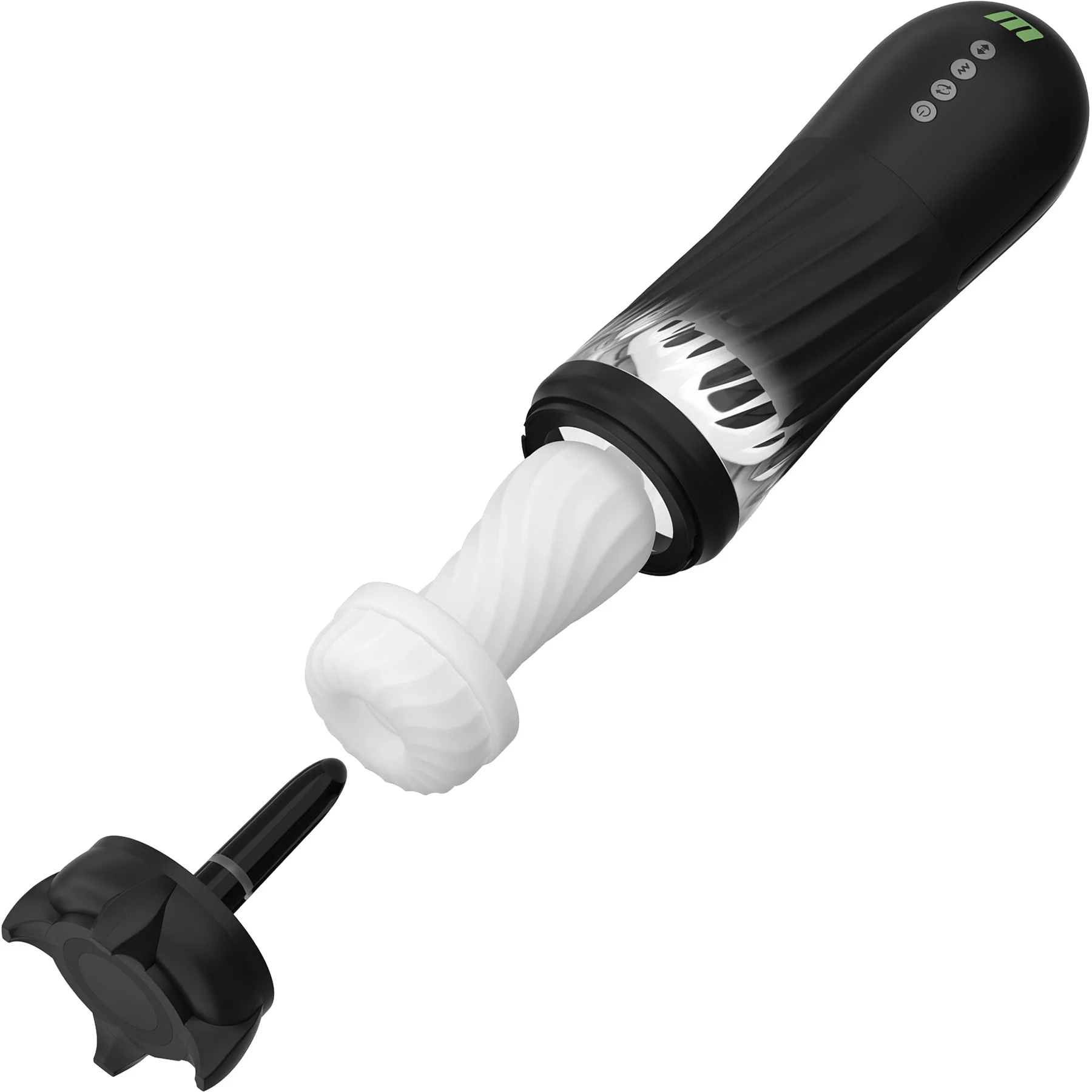 M For Men Quantum X Rechargeable Penis Stroker With Vibration - Image 5