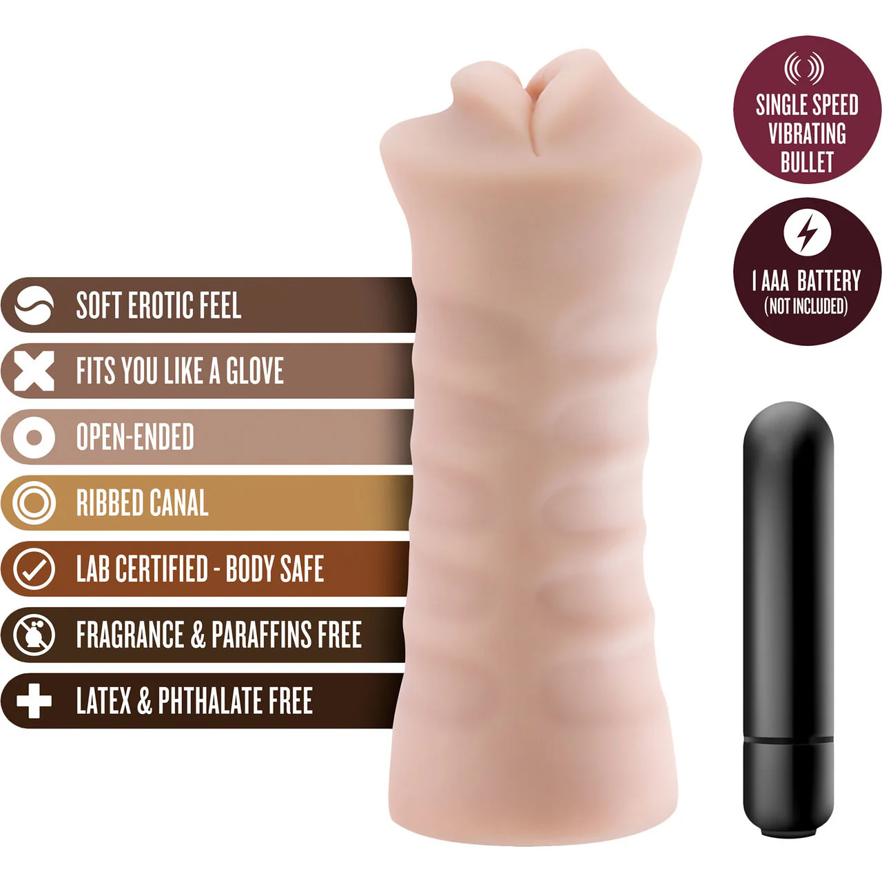 M for Men Skye Penis Masturbator By Blush - Image 7