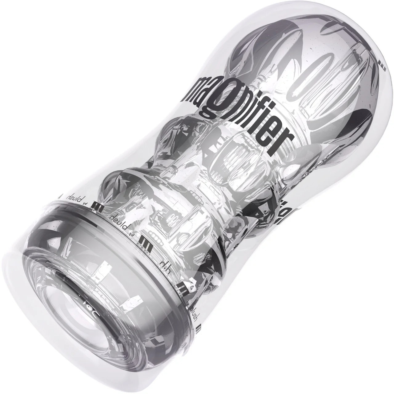 M For Men Soft And Wet Magnifier Open Ended Multi Chambered Stroker Penis Masturbator By Blush - Image 4