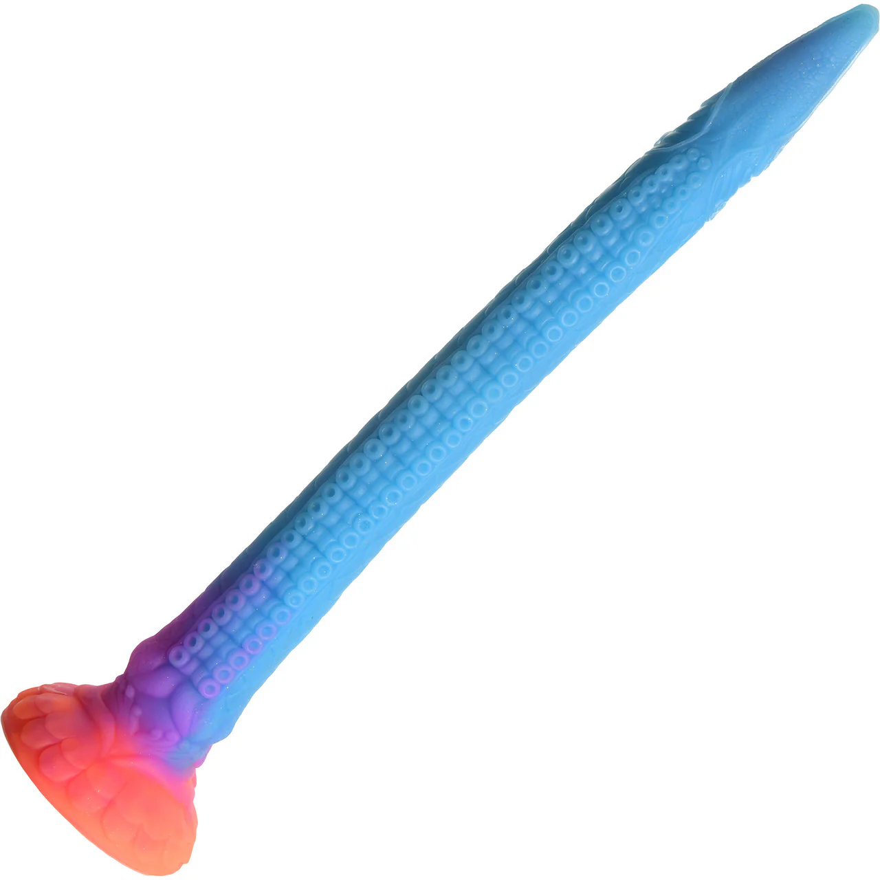 Makara Glow-In-The-Dark Snake 18.25" Silicone Suction Cup Dildo By Creature Cocks - Image 5