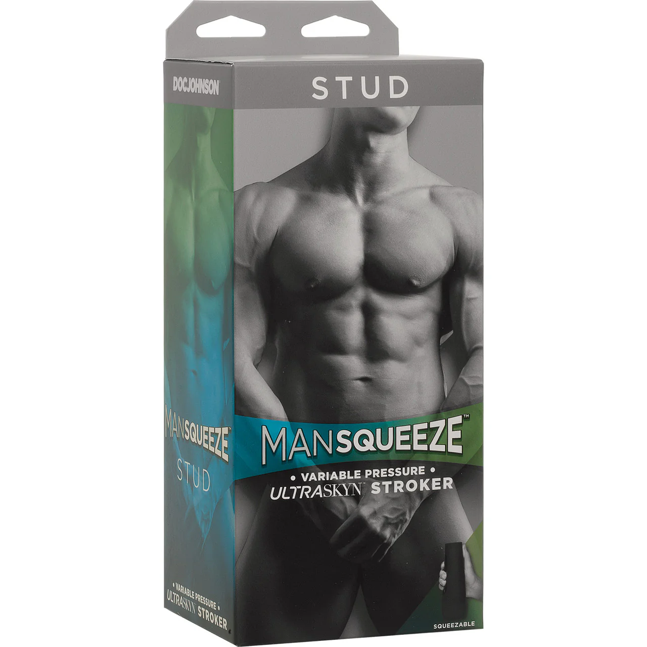 Man Squeeze Stud Ultraskyn Penis Masturbator Butt By Doc Johnson - Vanilla - Image 6