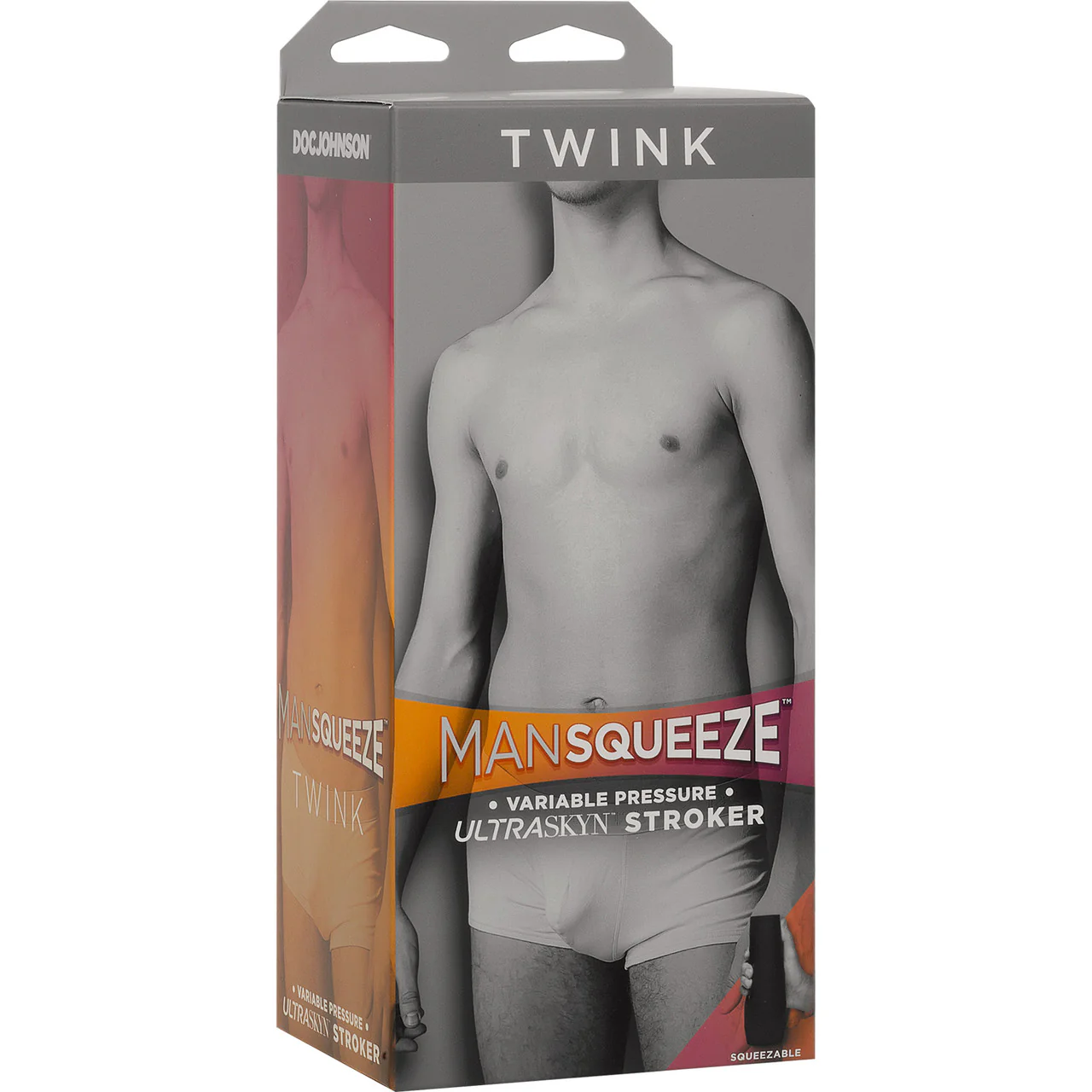 Man Squeeze Twink Ultraskyn Penis Masturbator Butt By Doc Johnson - Vanilla - Image 6