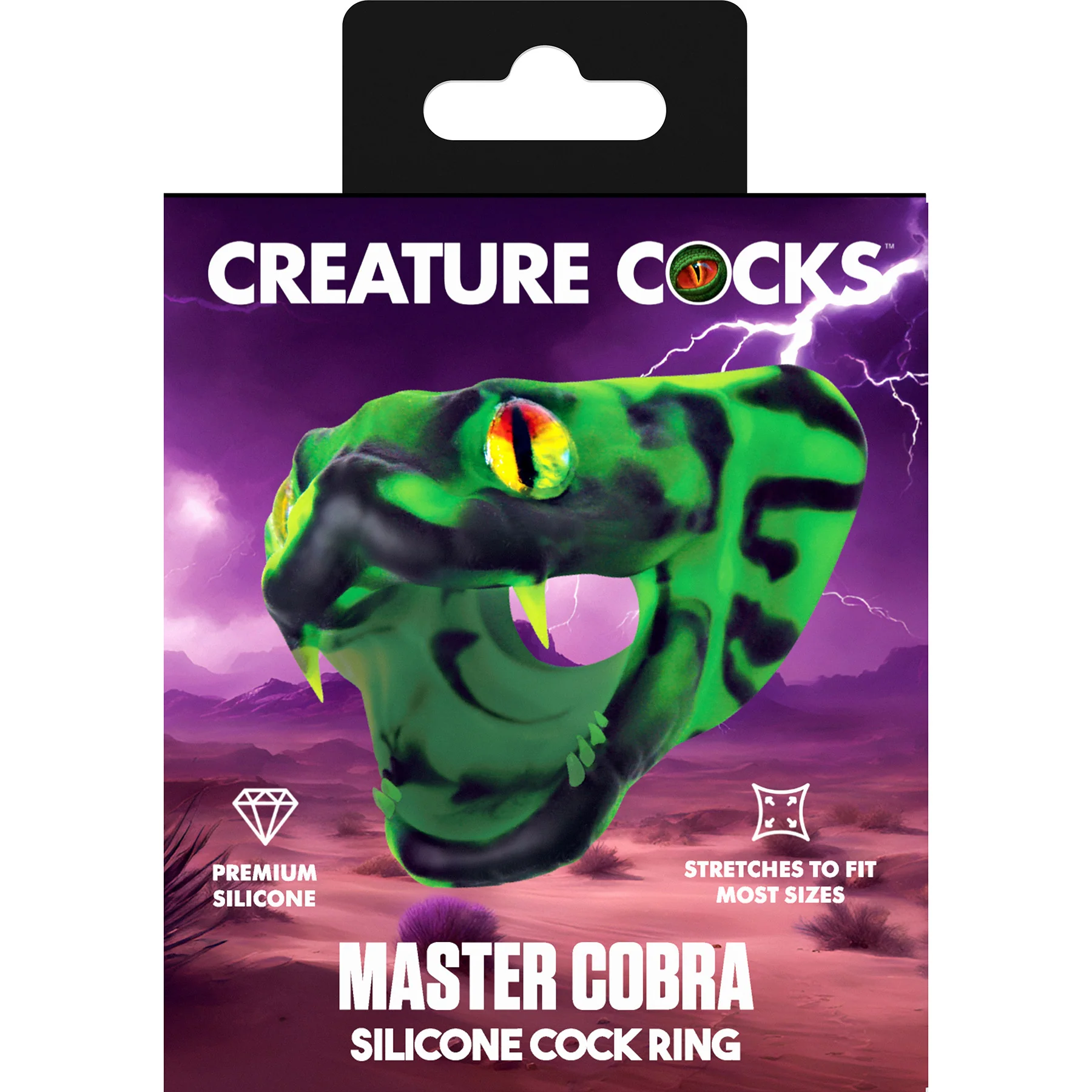 Master Cobra Silicone Cock Ring By Creature Cocks - Image 9