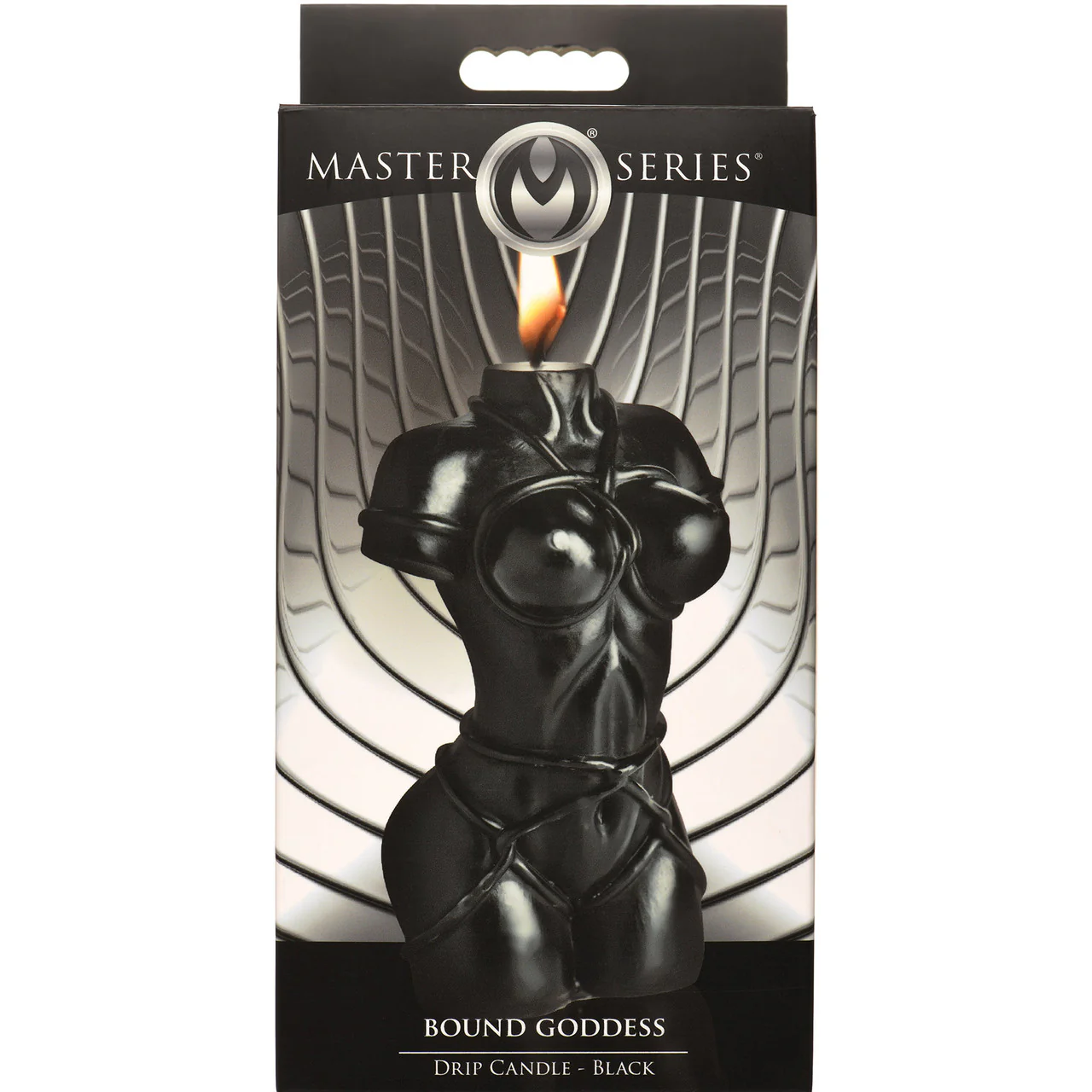 Master Series Bound Goddess Drip Candle - Black - Image 13