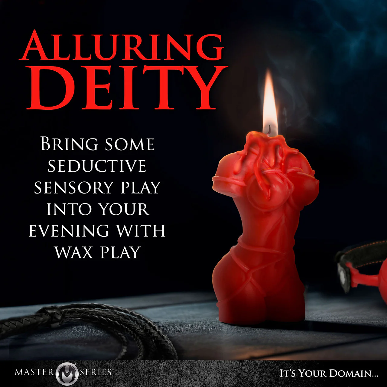 Master Series Bound Goddess Drip Candle - Red - Image 12