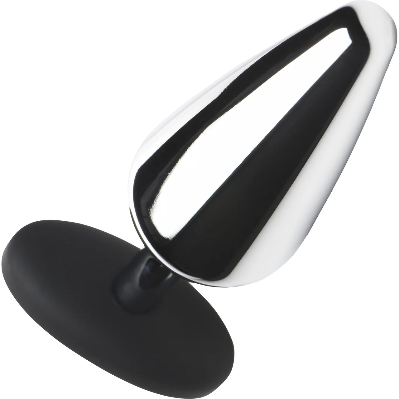 Master Series Butt Slut Metal & Silicone Butt Plug - Image 3