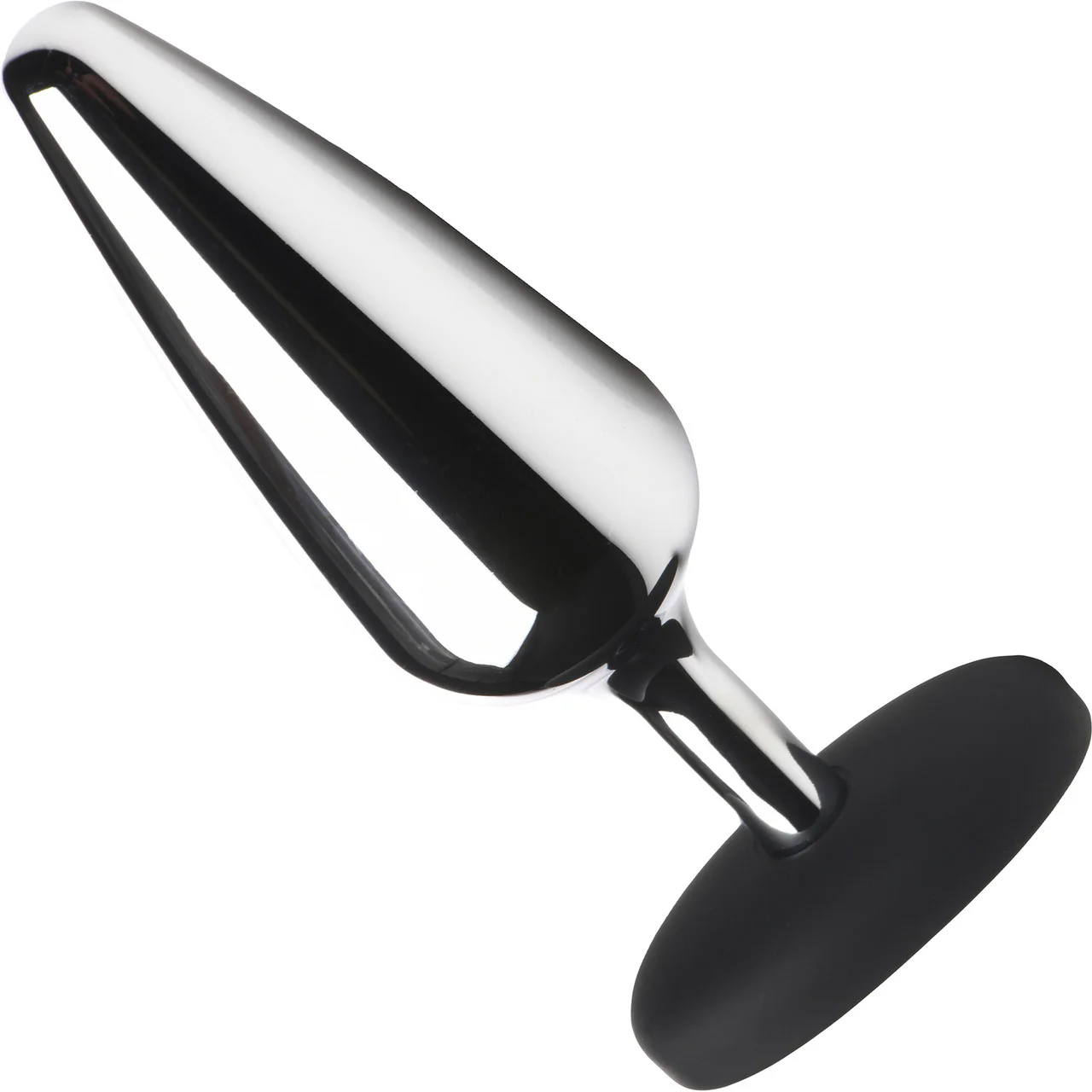 Master Series Butt Slut Metal & Silicone Butt Plug - Image 4