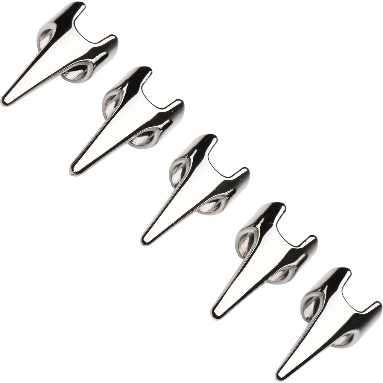 Master Series Clawed 5-Piece Sensational Fingertip Play Rings - Stainless Steel - Image 3
