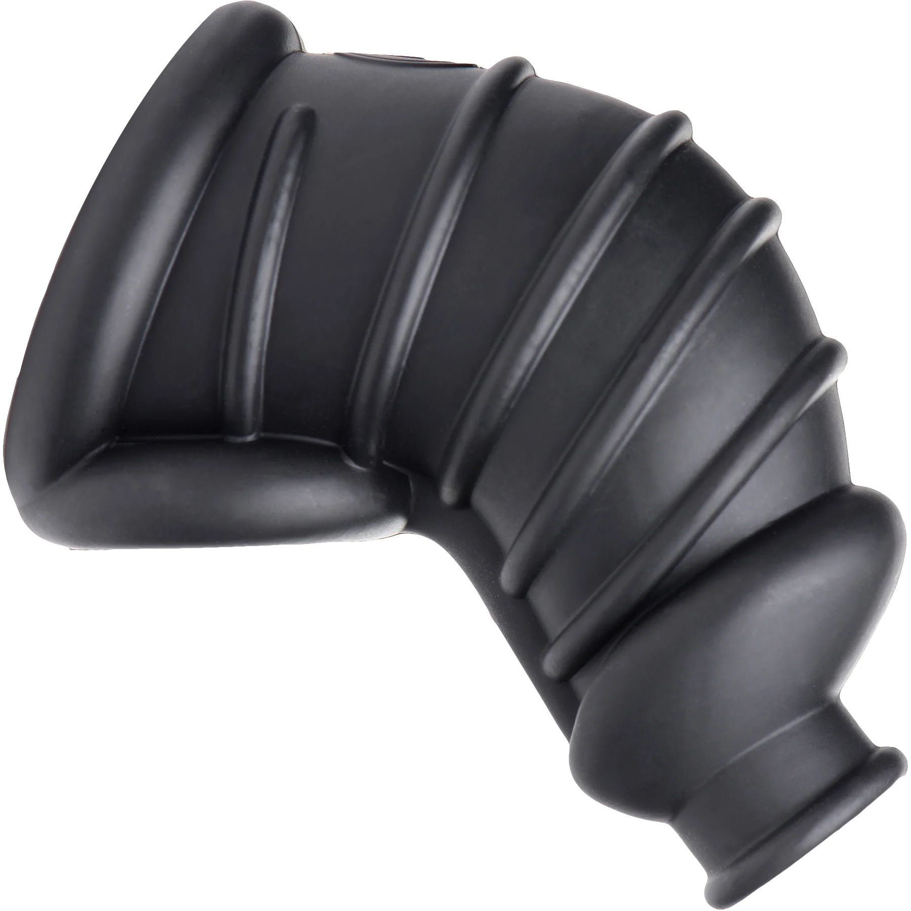 Master Series Dark Chamber Silicone Chastity Cage - Image 5