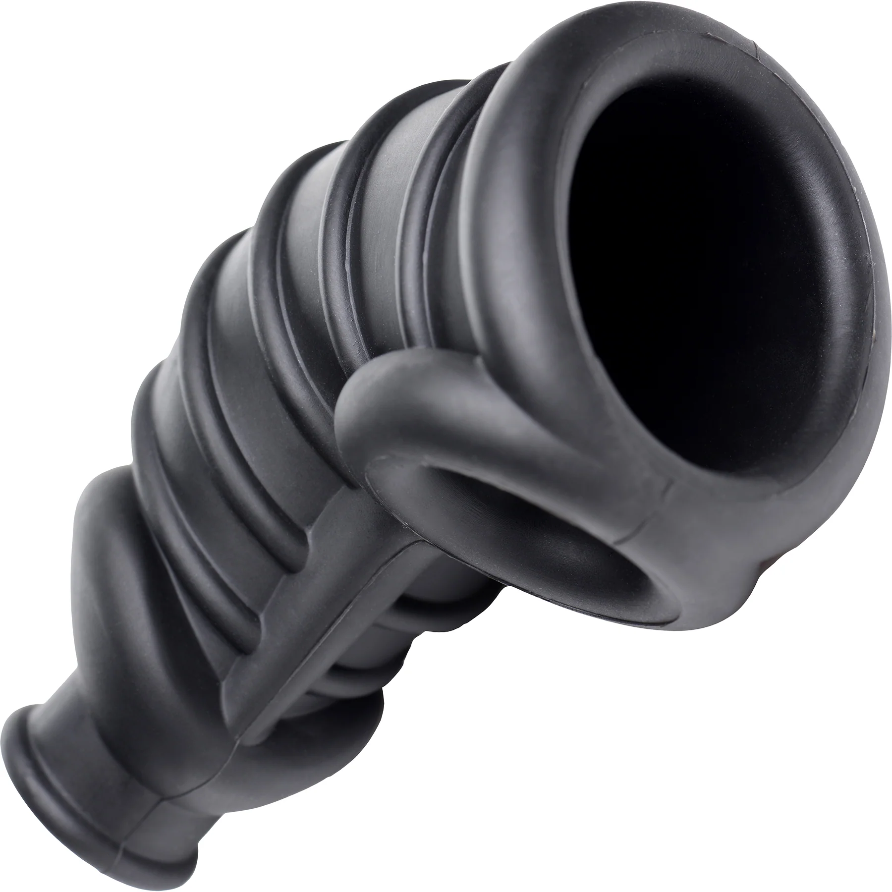 Master Series Dark Chamber Silicone Chastity Cage - Image 6