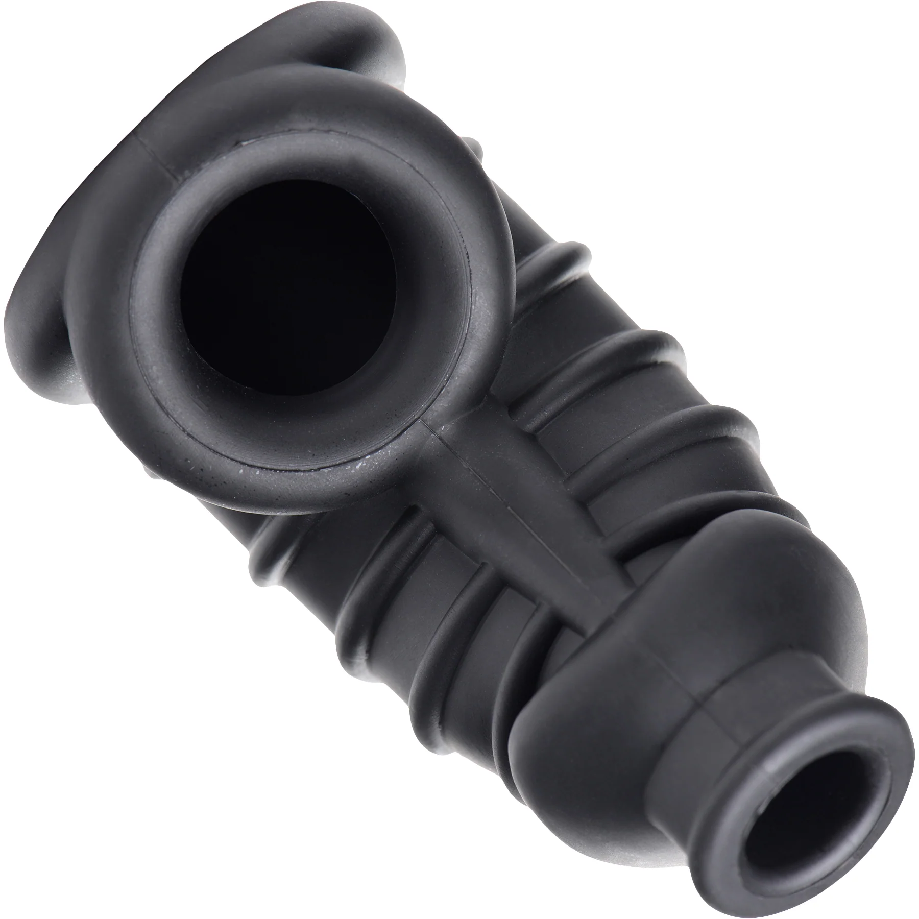 Master Series Dark Chamber Silicone Chastity Cage - Image 7