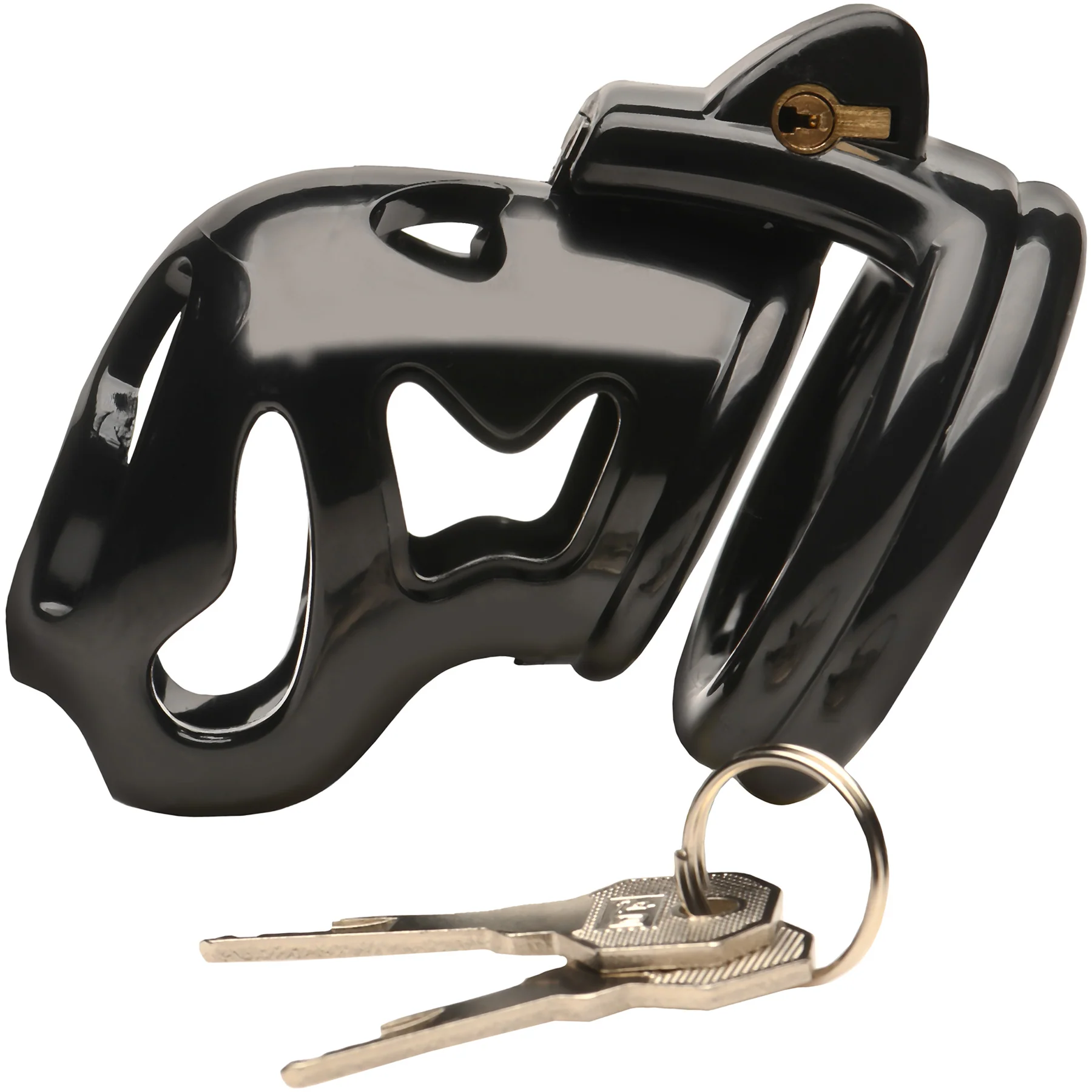 Master Series Hard Stop Double Ring Chastity Cage