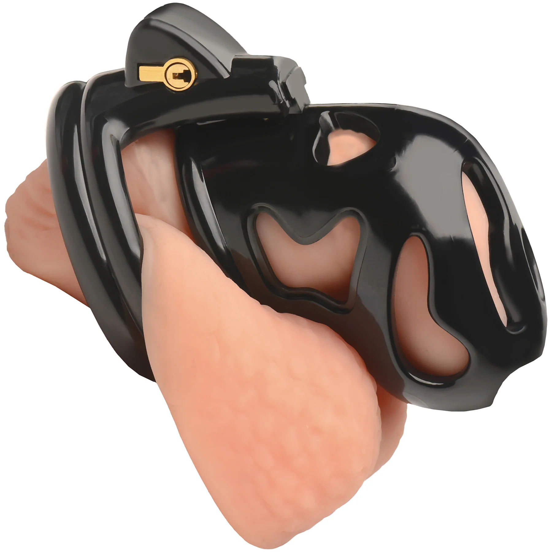 Master Series Hard Stop Double Ring Chastity Cage - Image 2