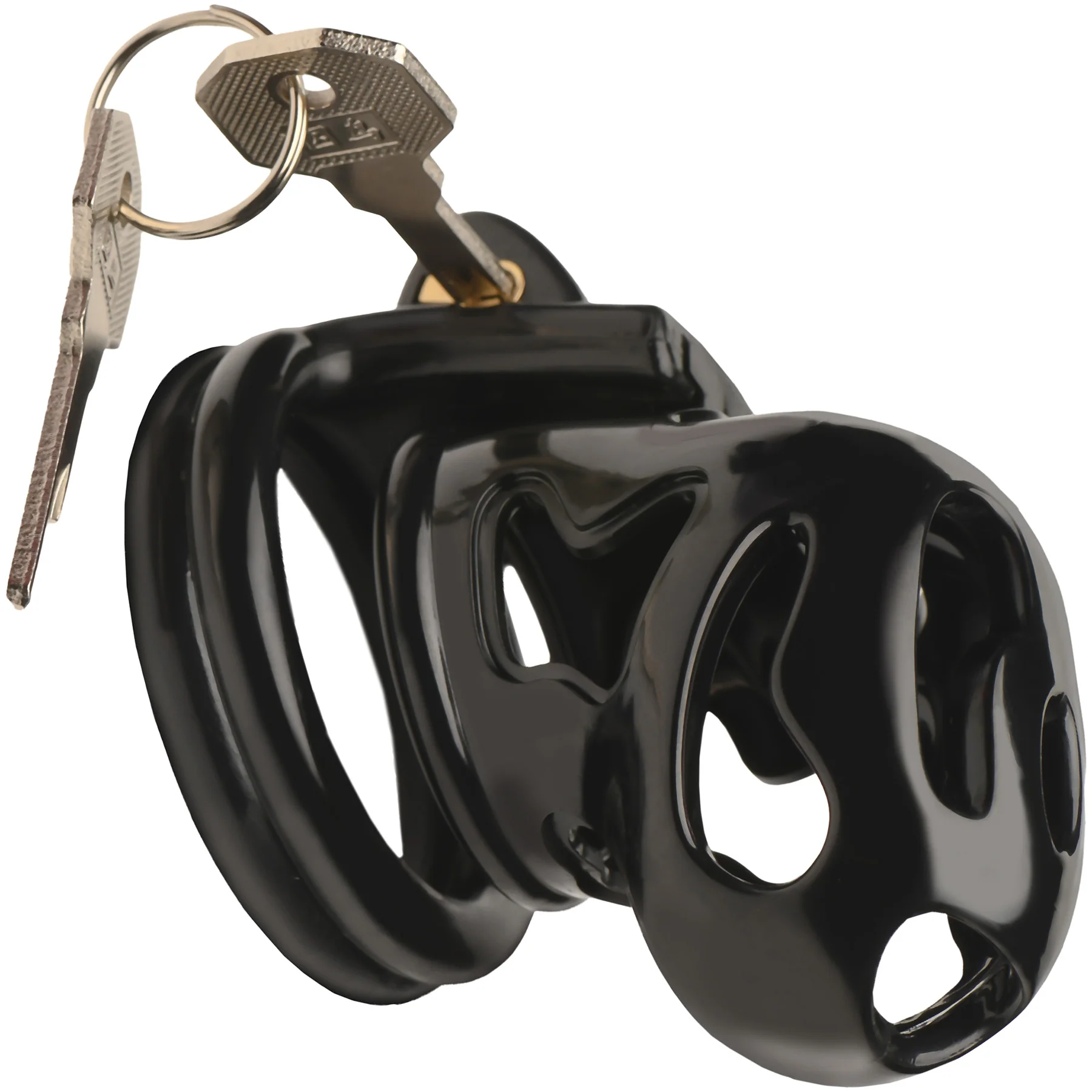 Master Series Hard Stop Double Ring Chastity Cage - Image 3