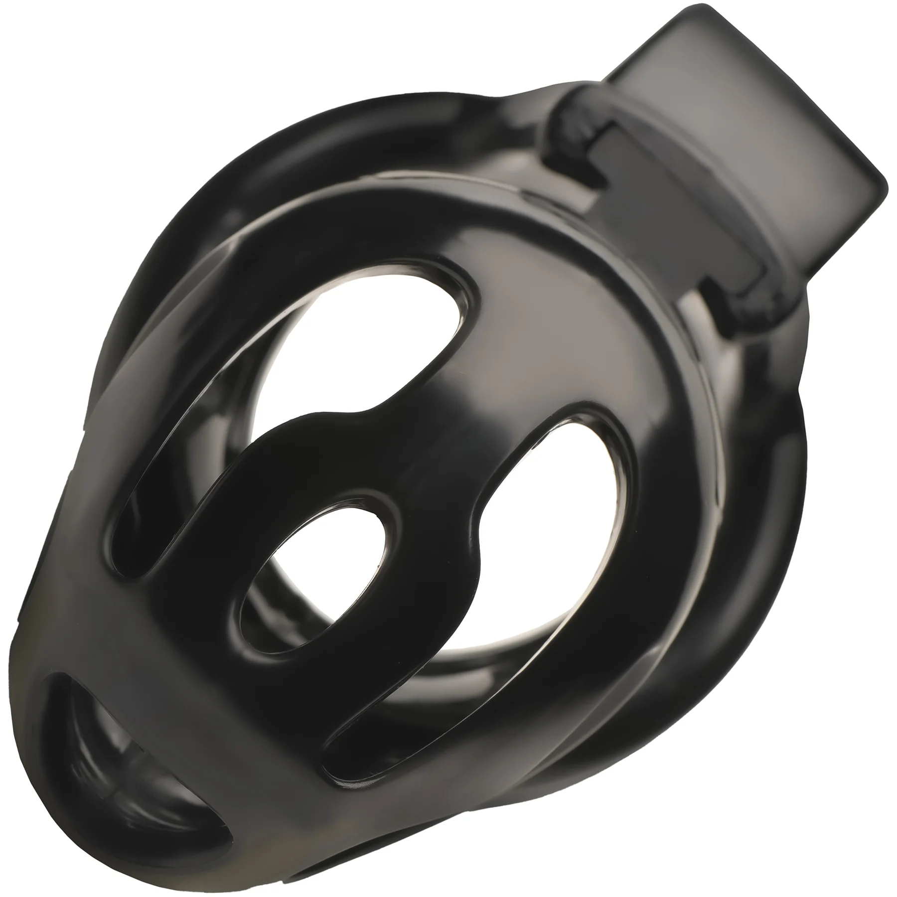 Master Series Hard Stop Double Ring Chastity Cage - Image 8