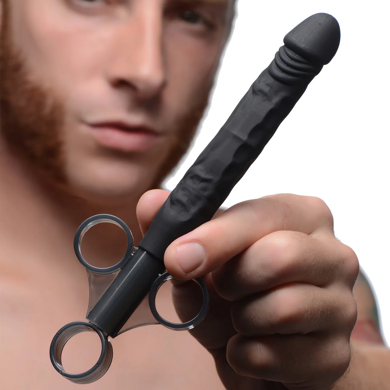 Master Series Jizz Shooter Silicone Dildo Lubricant Applicator - Image 6