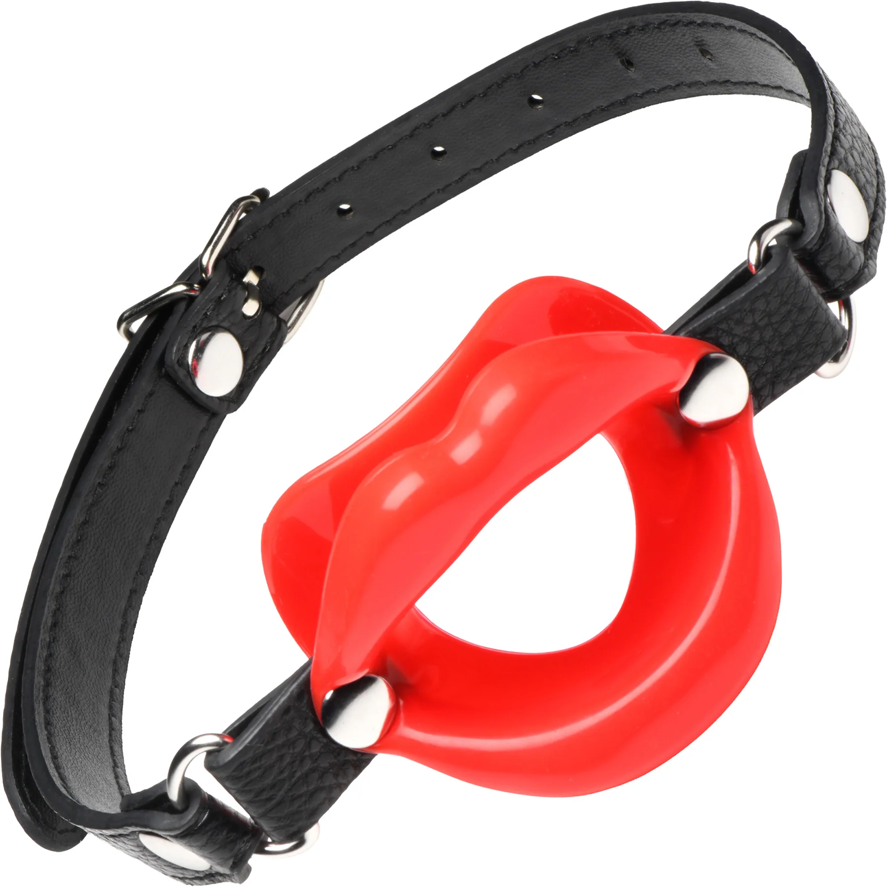 Master Series Juicy Lips Silicone Open Mouth Gag - Image 12