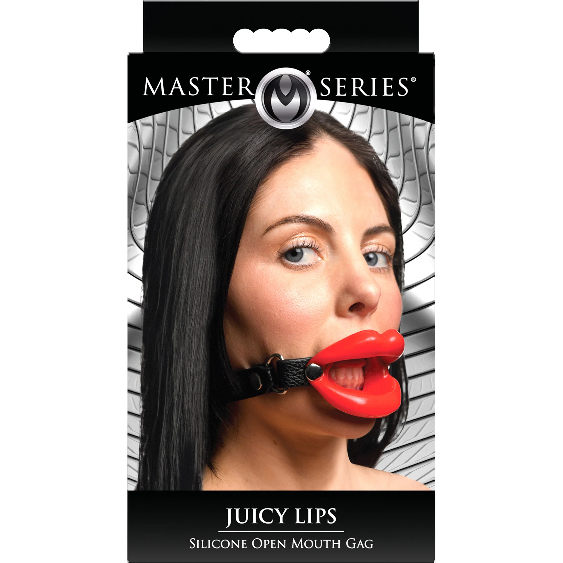 Master Series Juicy Lips Silicone Open Mouth Gag - Image 14