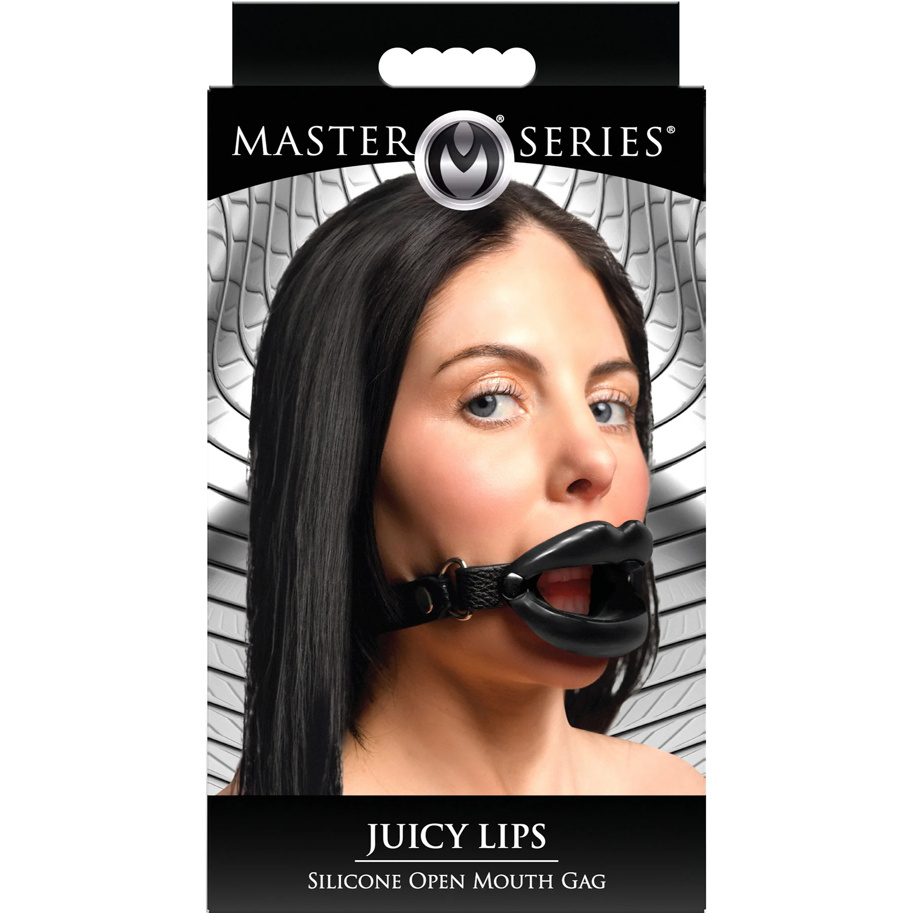 Master Series Juicy Lips Silicone Open Mouth Gag - Image 6