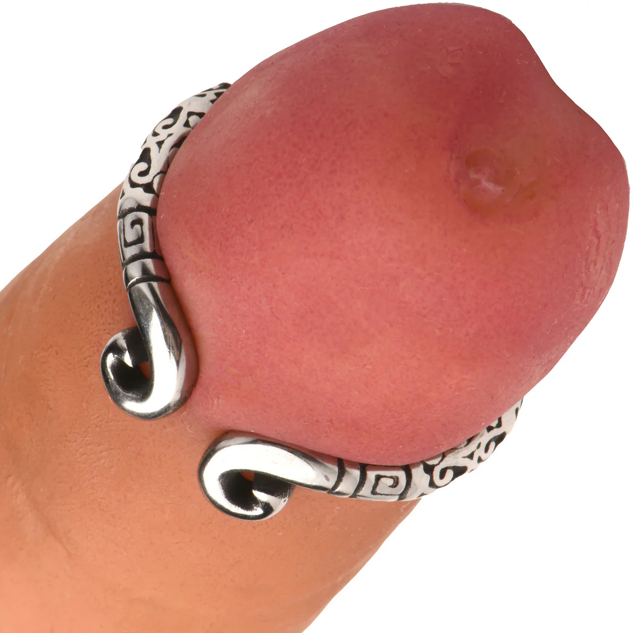 Master Series Kingpin .95" Stainless Steel Glans Penis Ring - Image 3