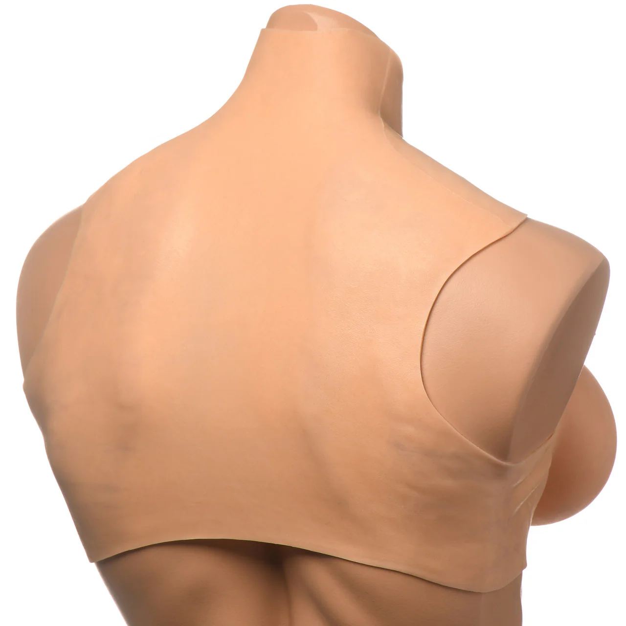 Master Series Perky Pair G-Cup Wearable Silicone Breasts - Vanilla - Image 4