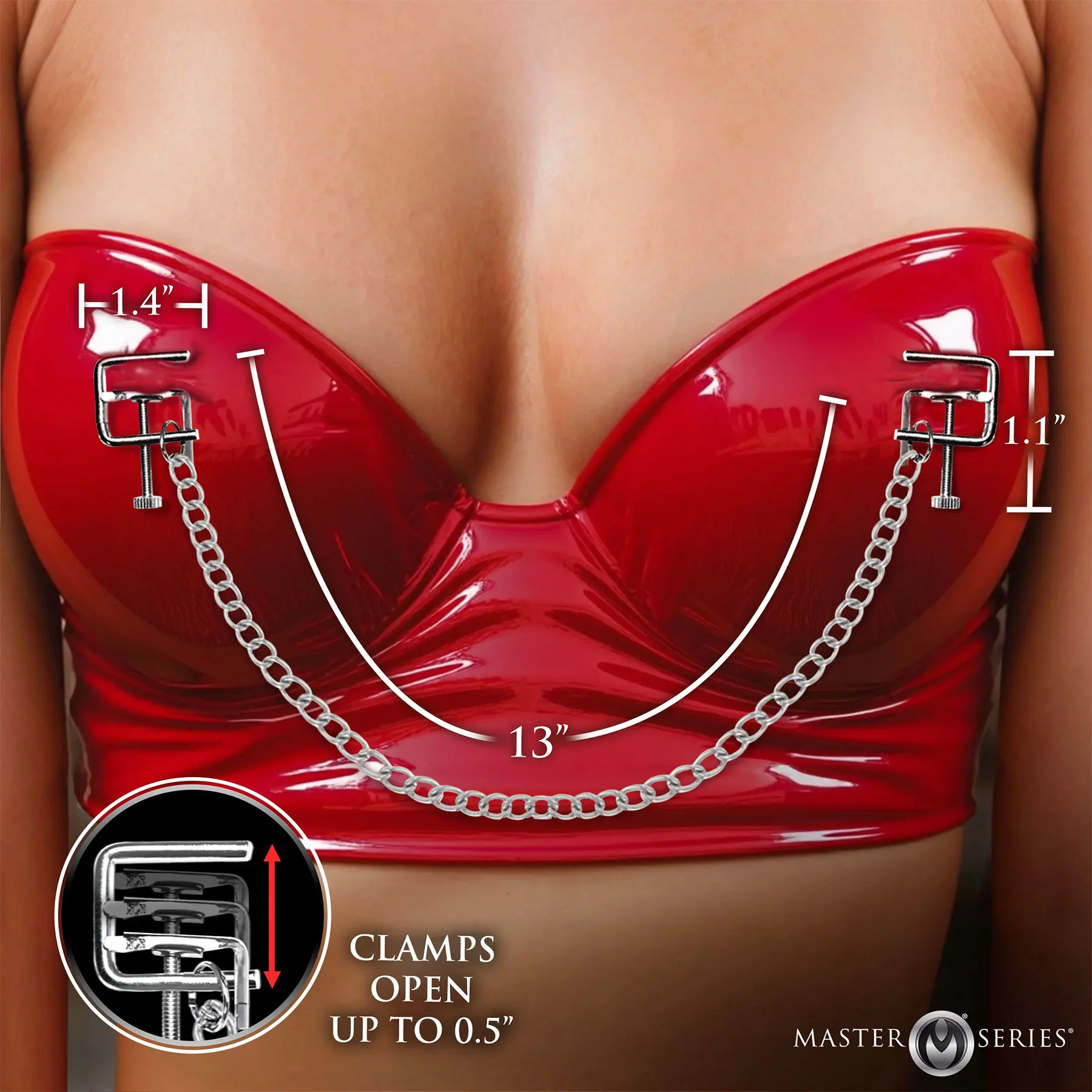 Master Series Pressure Vice Metal Nipple Clamps - Image 8