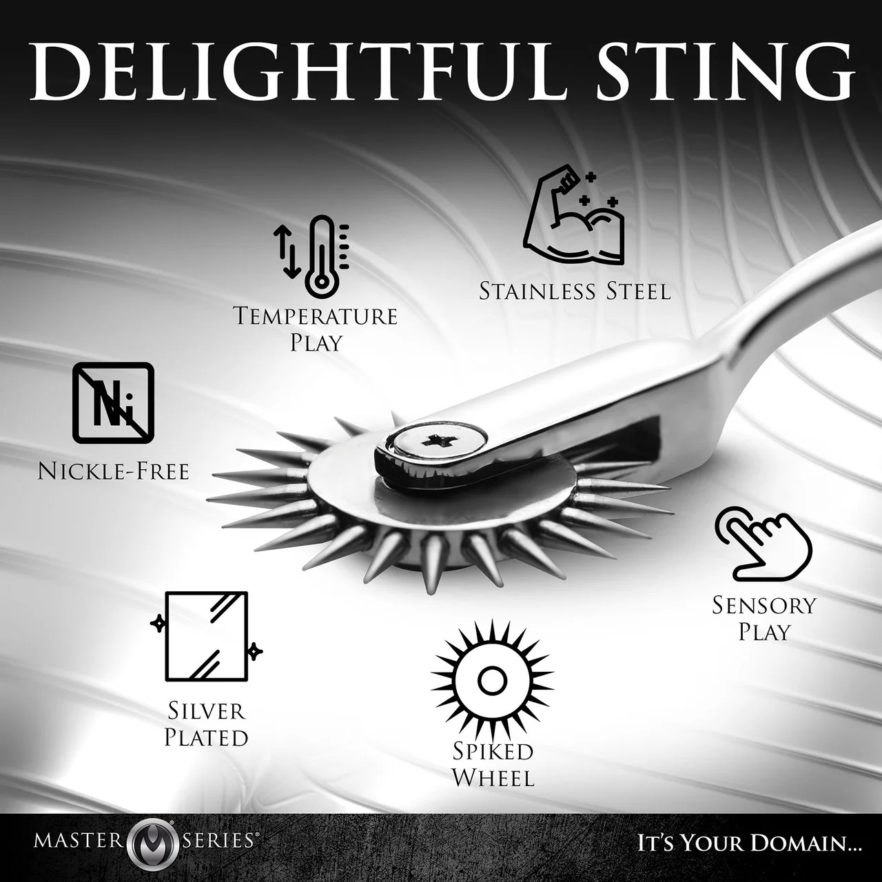 Master Series Silver Sensation Wartenberg Pleasure Wheel - Image 9
