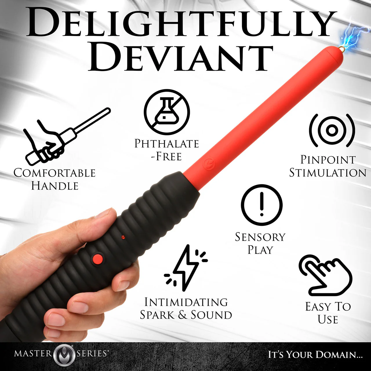 Master Series Spark Rod E-Stim Zapping Wand - Image 12