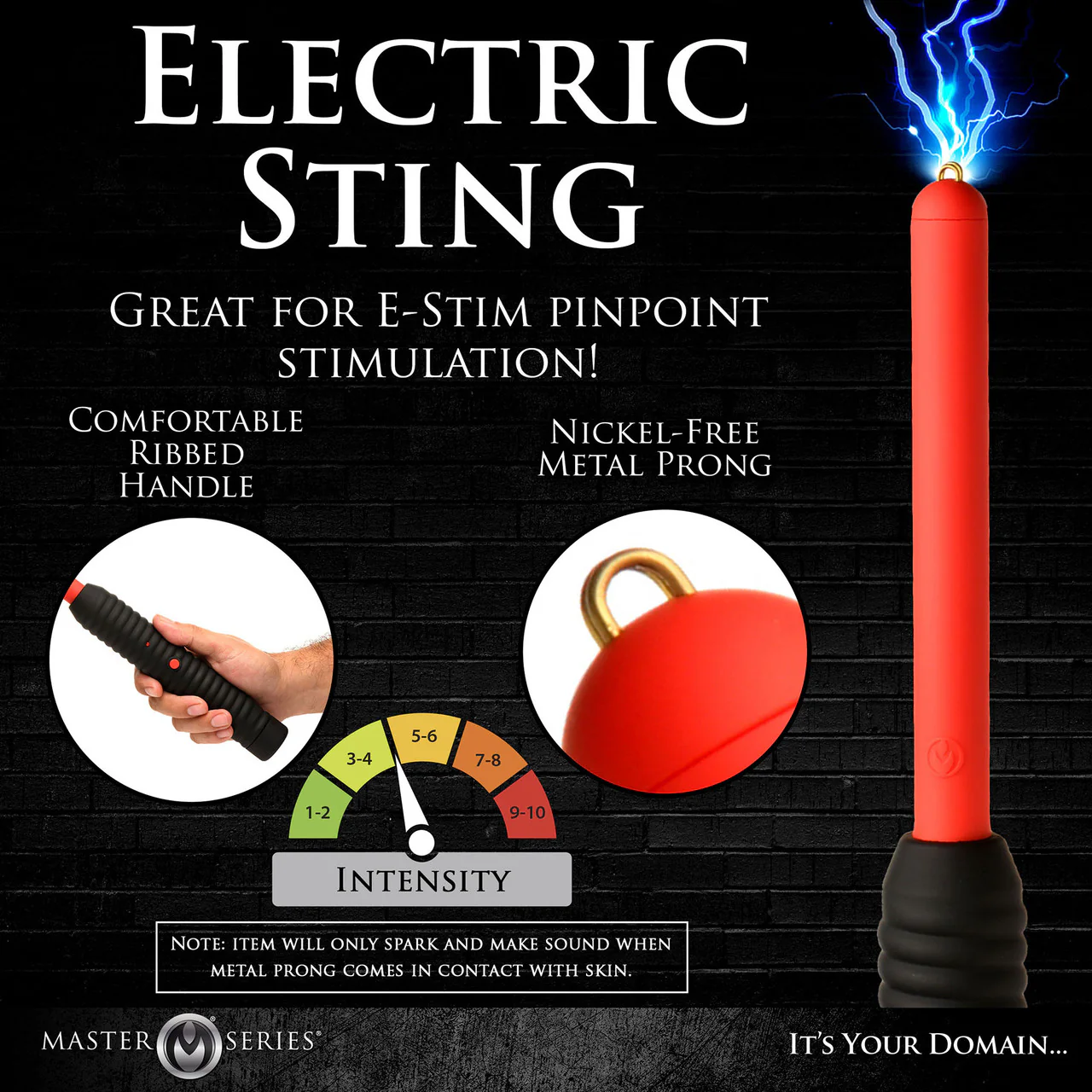 Master Series Spark Rod E-Stim Zapping Wand - Image 14