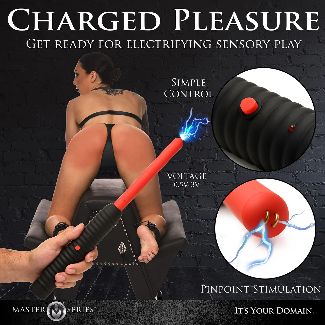 Master Series Spark Rod E-Stim Zapping Wand - Image 15
