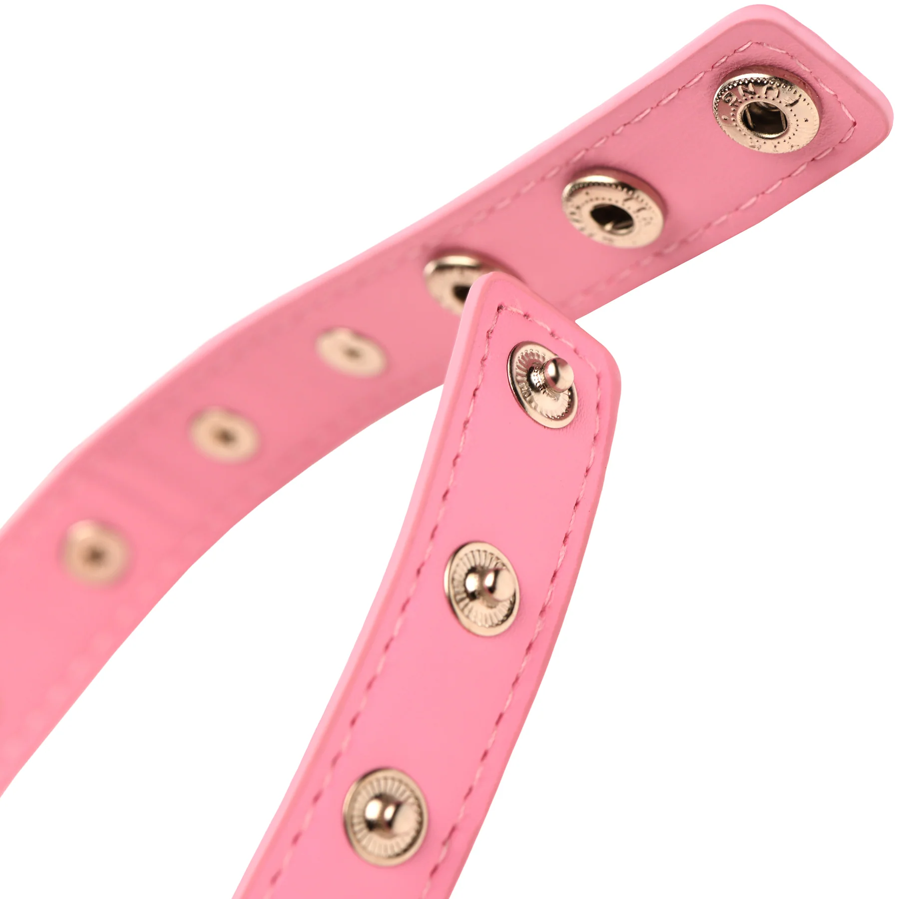 Master Series Spiked Heart Choker - Pink - Image 5