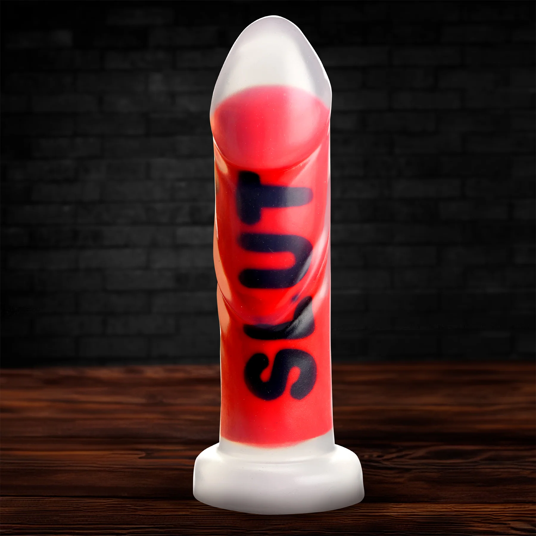 Master Series Explicit Text Silicone Dildo - Image 24