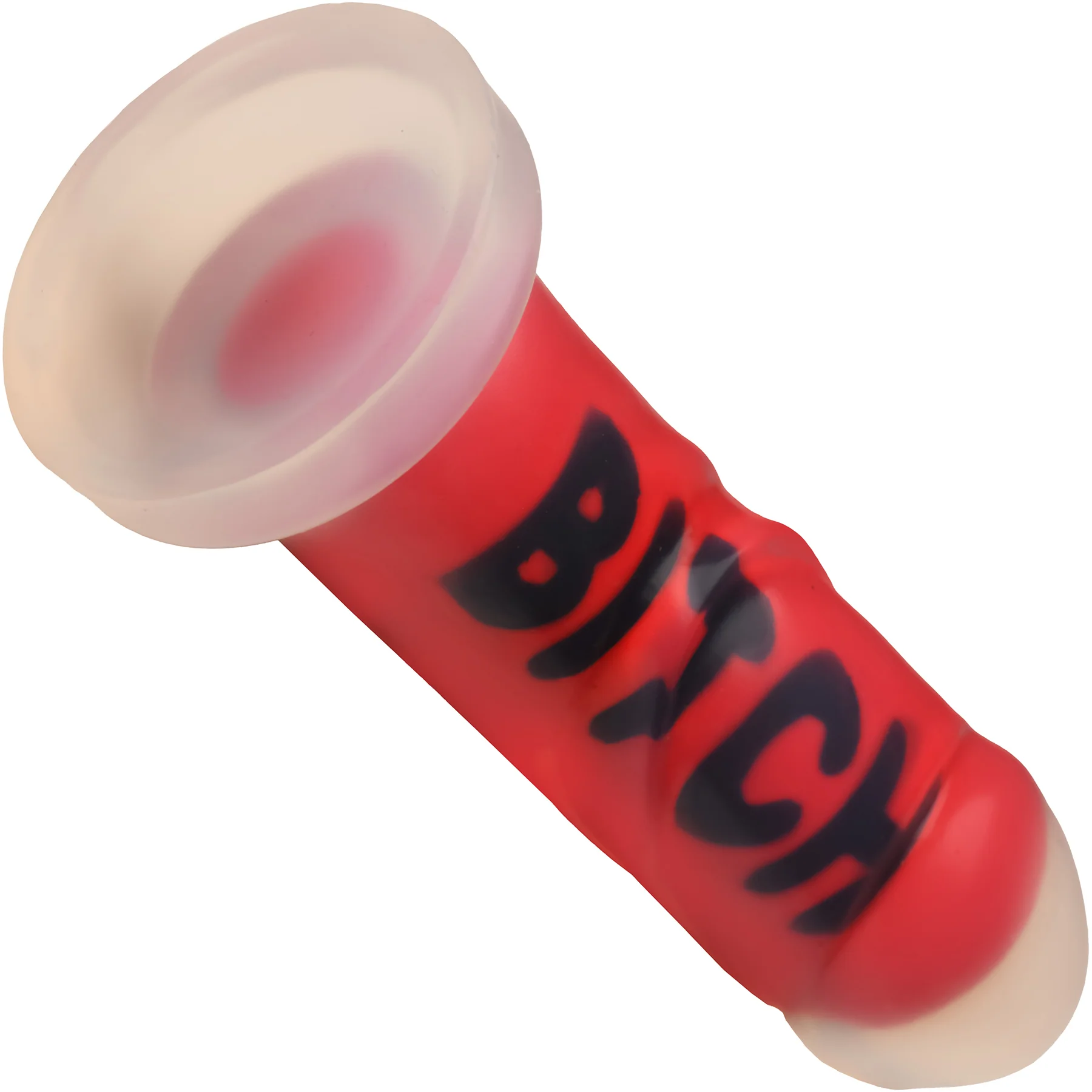 Master Series Explicit Text Silicone Dildo - Image 5